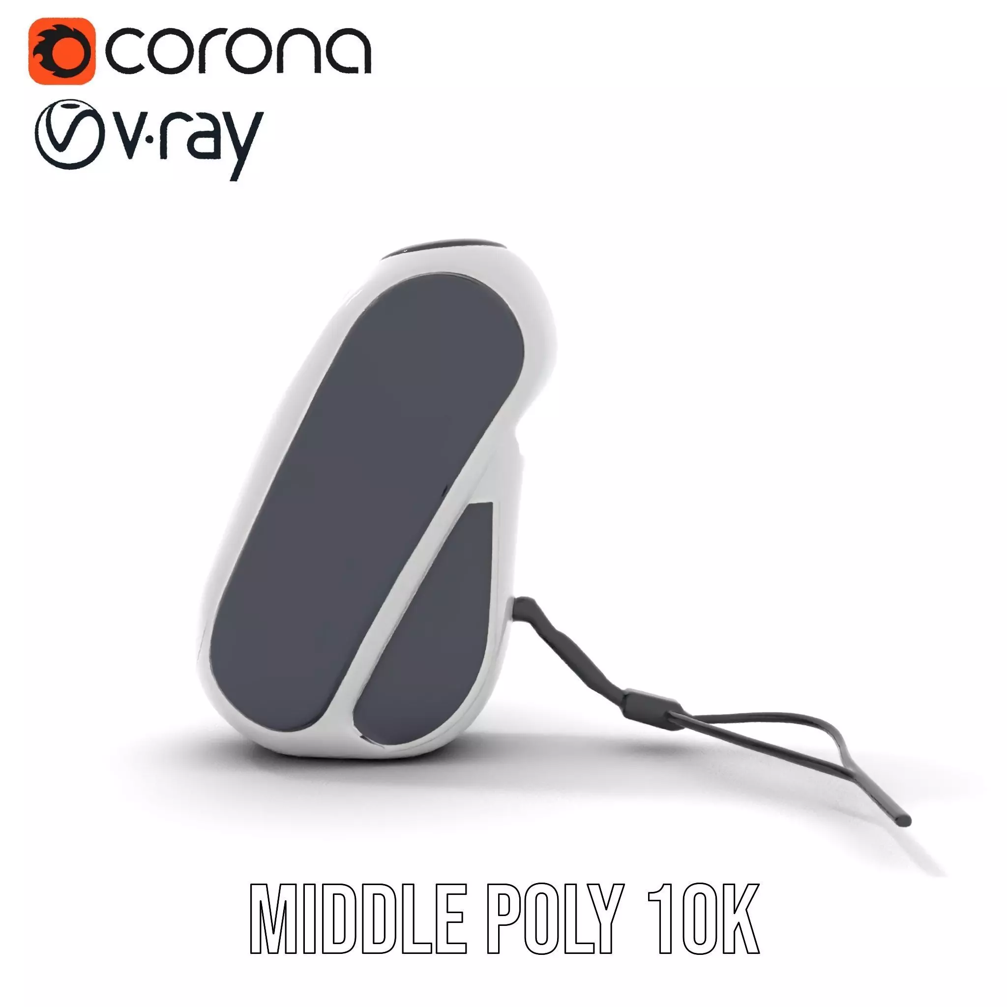 Futuristic Device Charging Dock Model Pack Low-poly 3D model_13