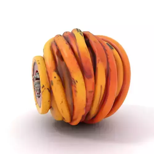 Coiled Industrial Cable Connector model pack Low-poly 3D model