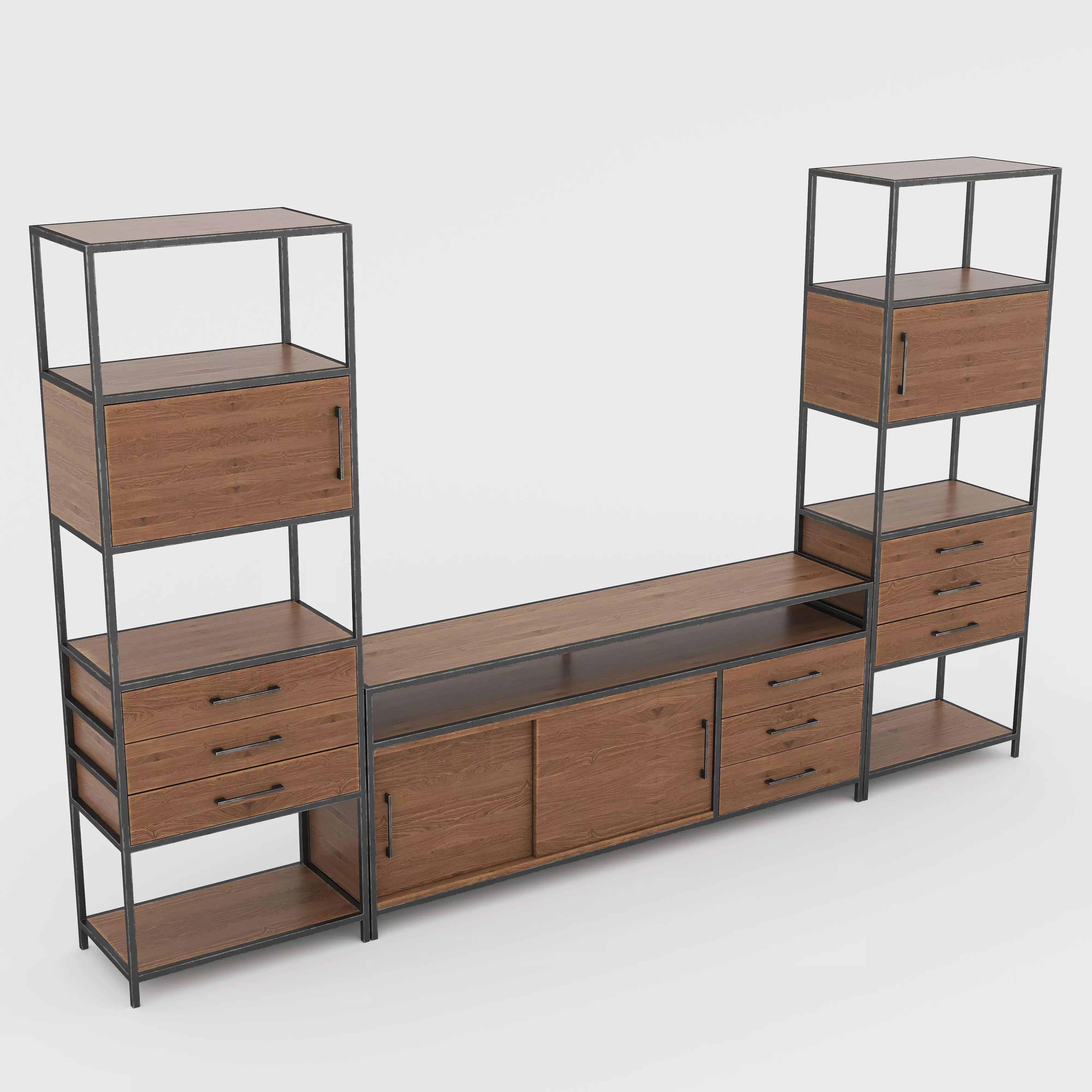 TvUnit 003 Setery Loft 3D model_0