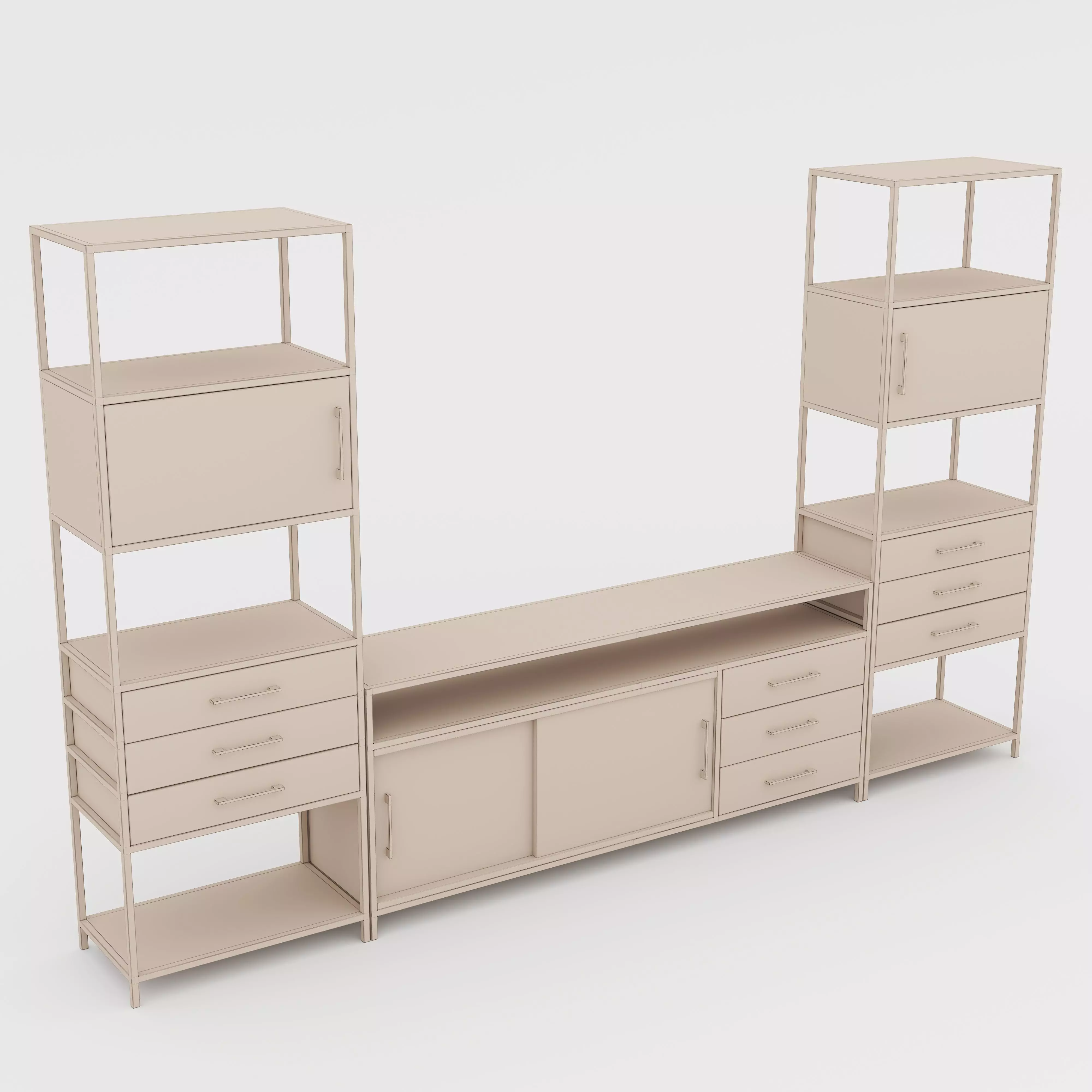 TvUnit 003 Setery Loft 3D model_2