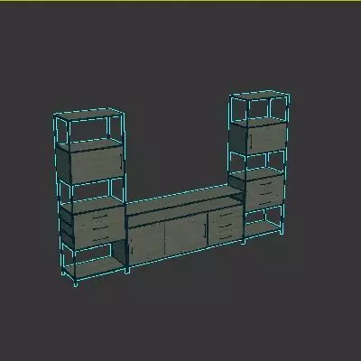 TvUnit 003 Setery Loft 3D model_3