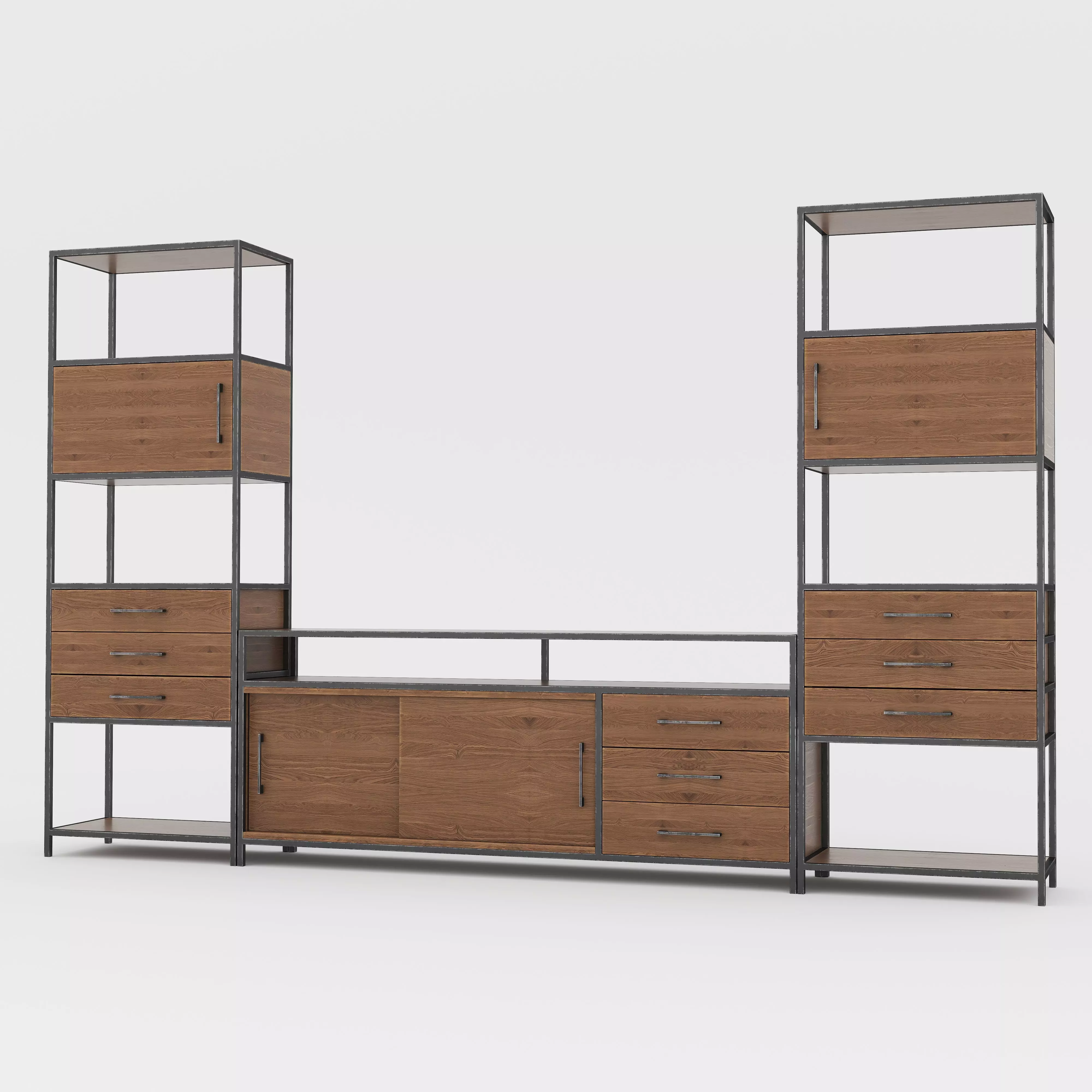 TvUnit 003 Setery Loft 3D model_1