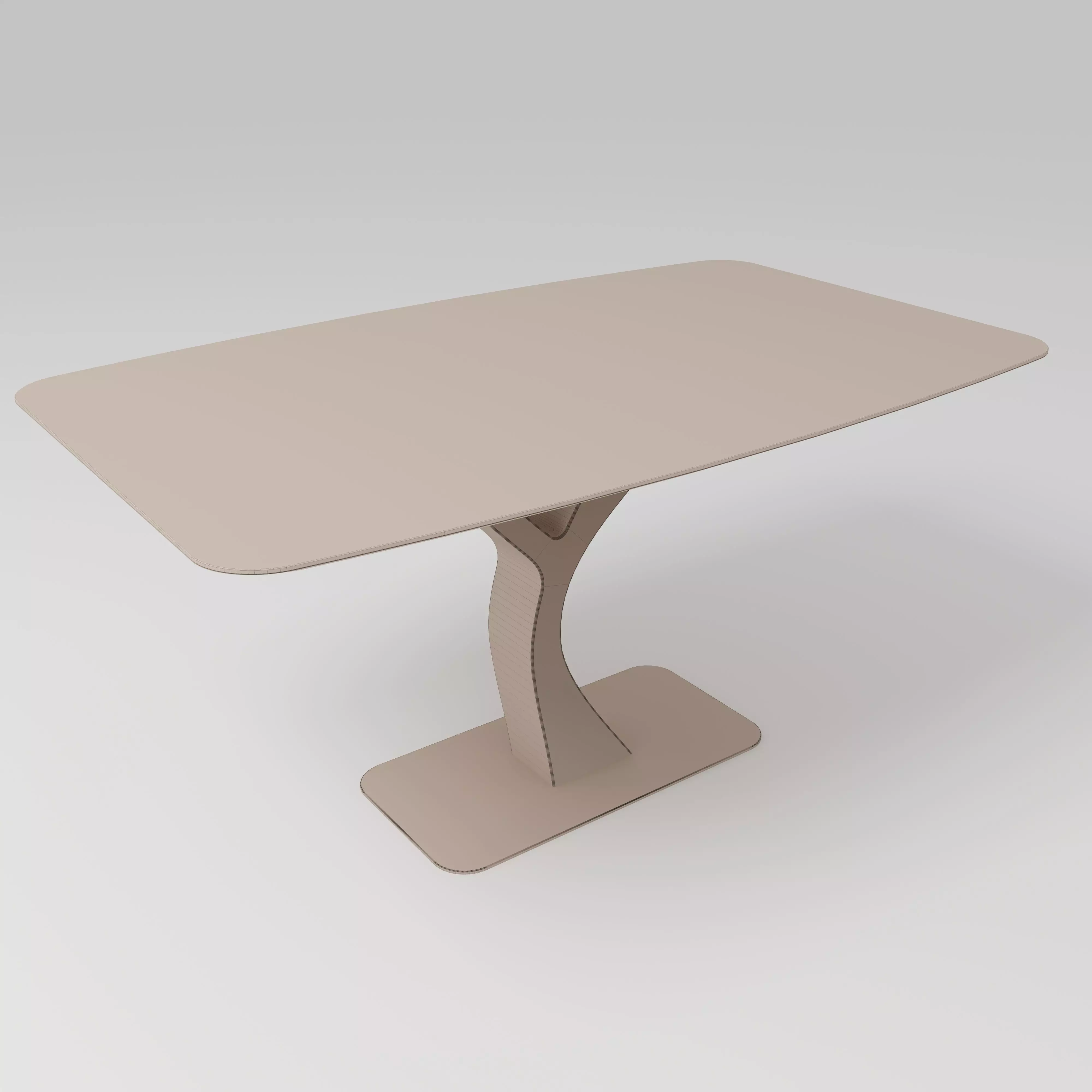 Tree Table 3D model_2