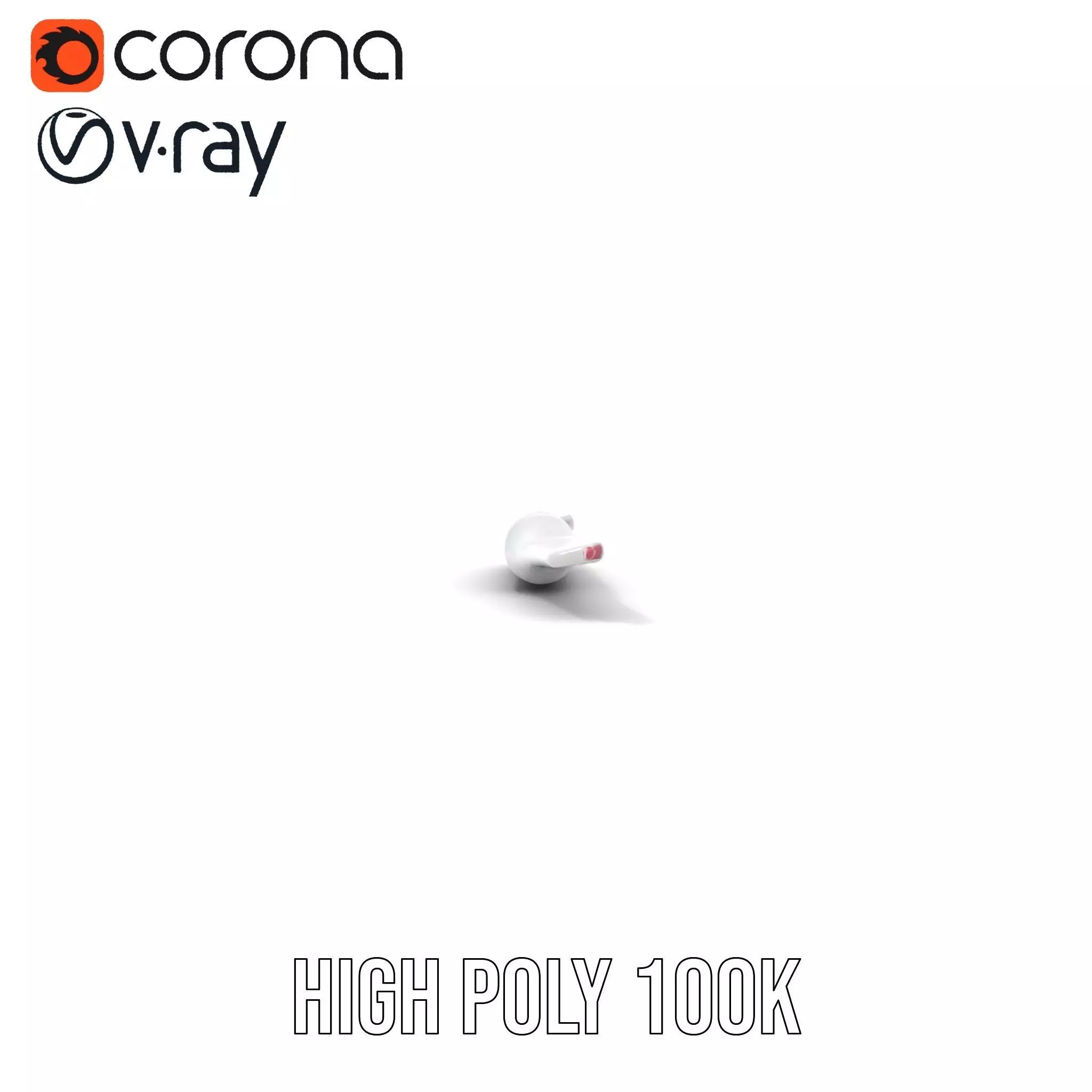 Sleek Dental Tool Model Pack for Professional Visualization Low-poly 3D model_25