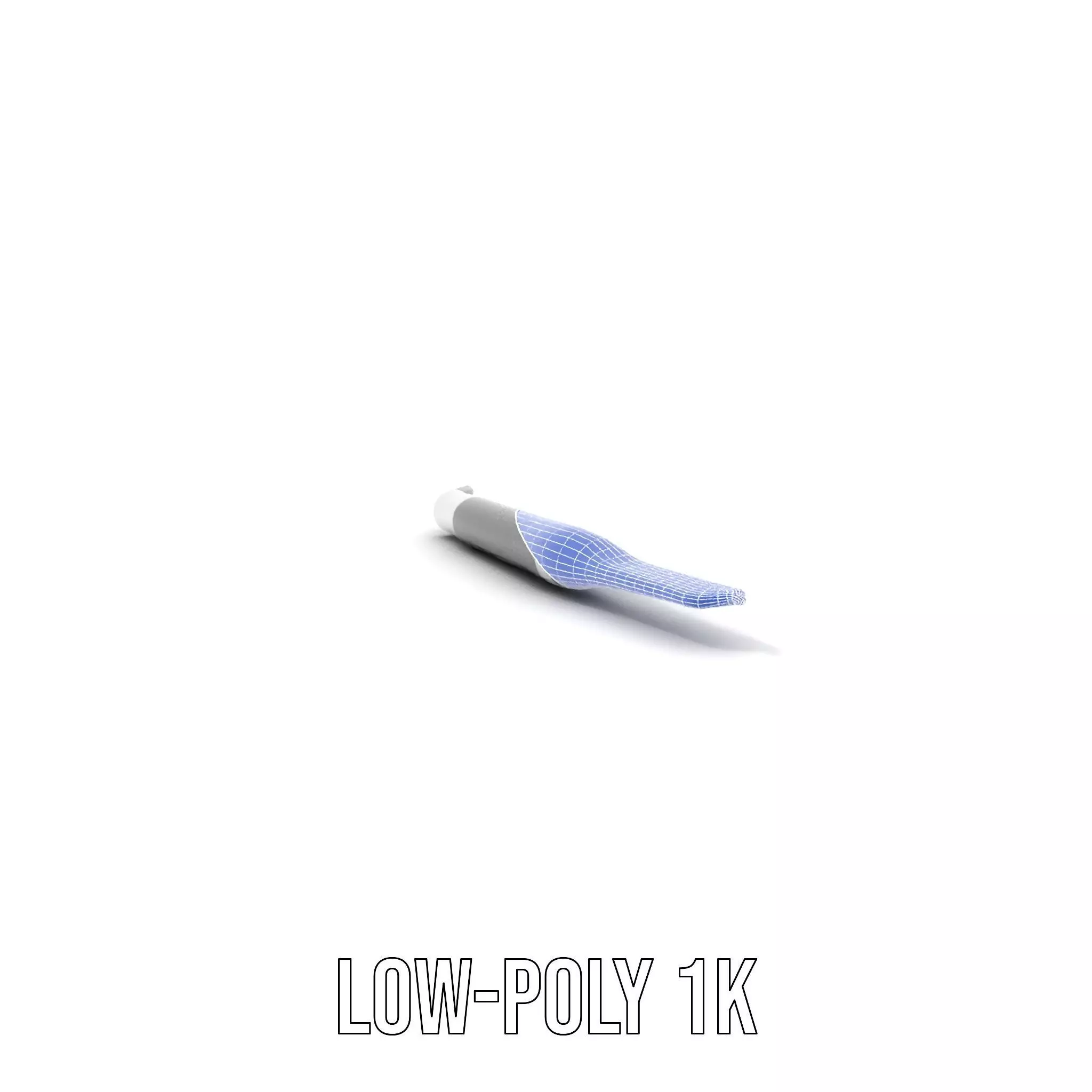 Sleek Dental Tool Model Pack for Professional Visualization Low-poly 3D model_24