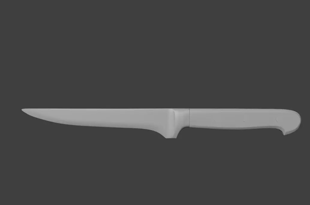 Boneing Knife 3D model_2