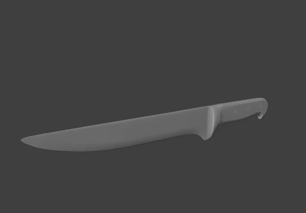 Boneing Knife 3D model_1