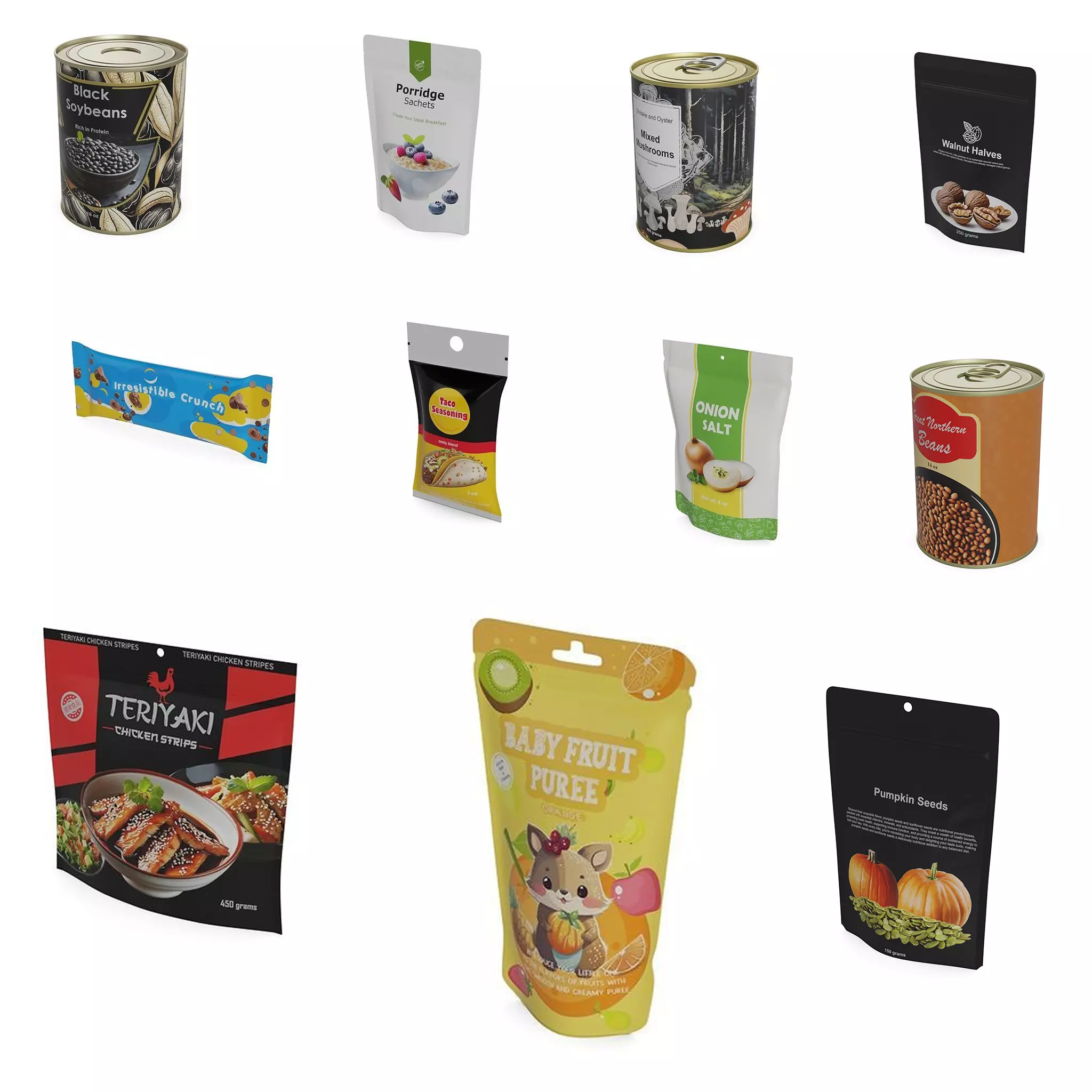 Realistic Retail Pack Vol 1  Everyday Essentials 3D Model Collection_0