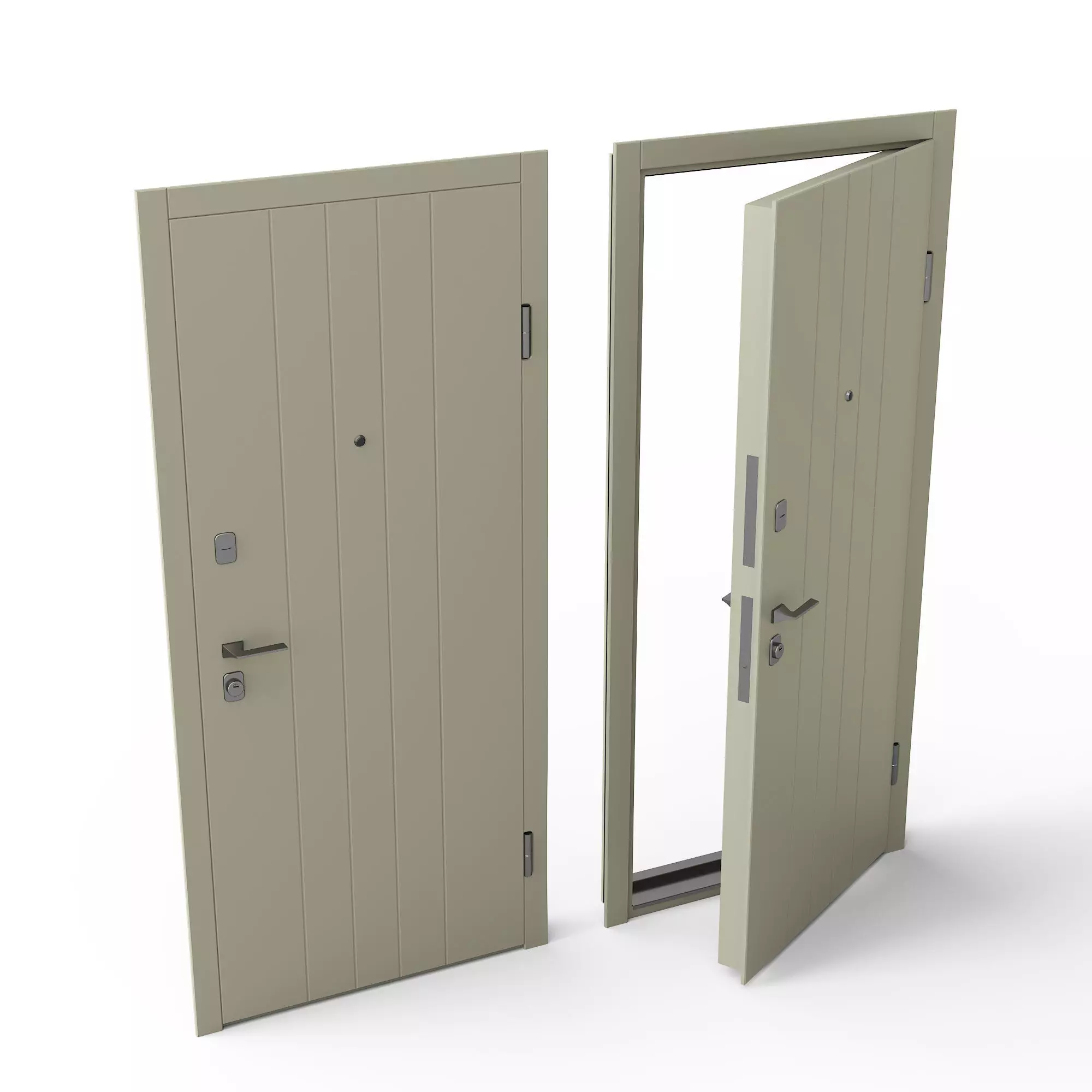 Sole Door 3D model_1