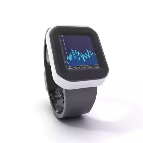 Smartwatch with Dynamic Display Model Pack Low-poly 3D model