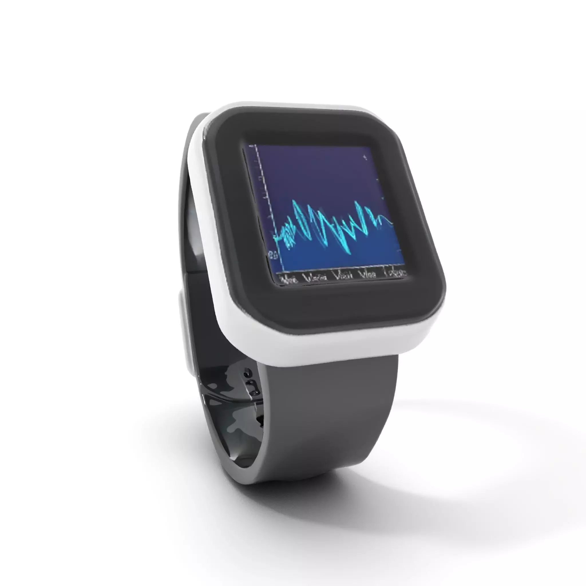Smartwatch with Dynamic Display Model Pack Low-poly 3D model_0