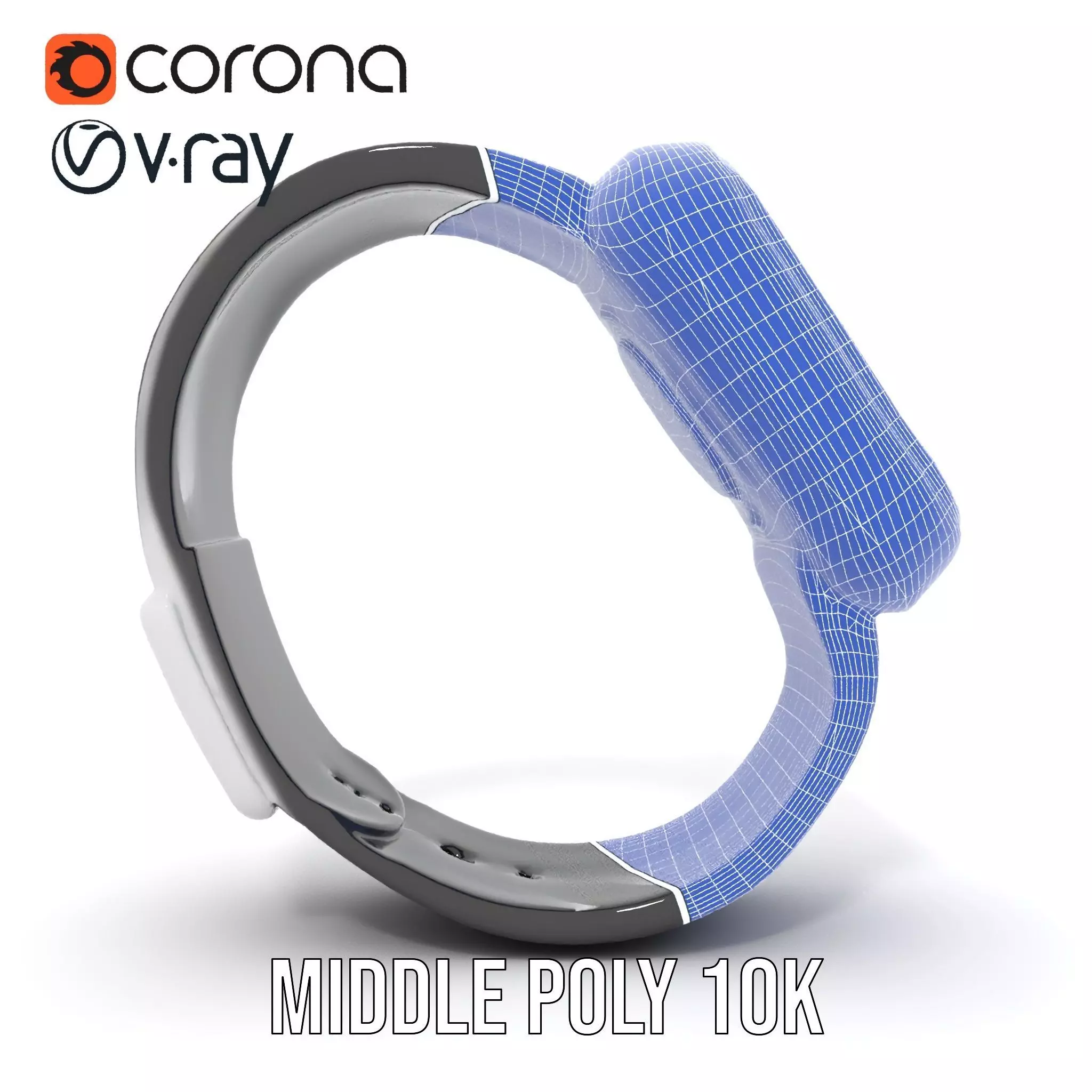 Smartwatch with Dynamic Display Model Pack Low-poly 3D model_30