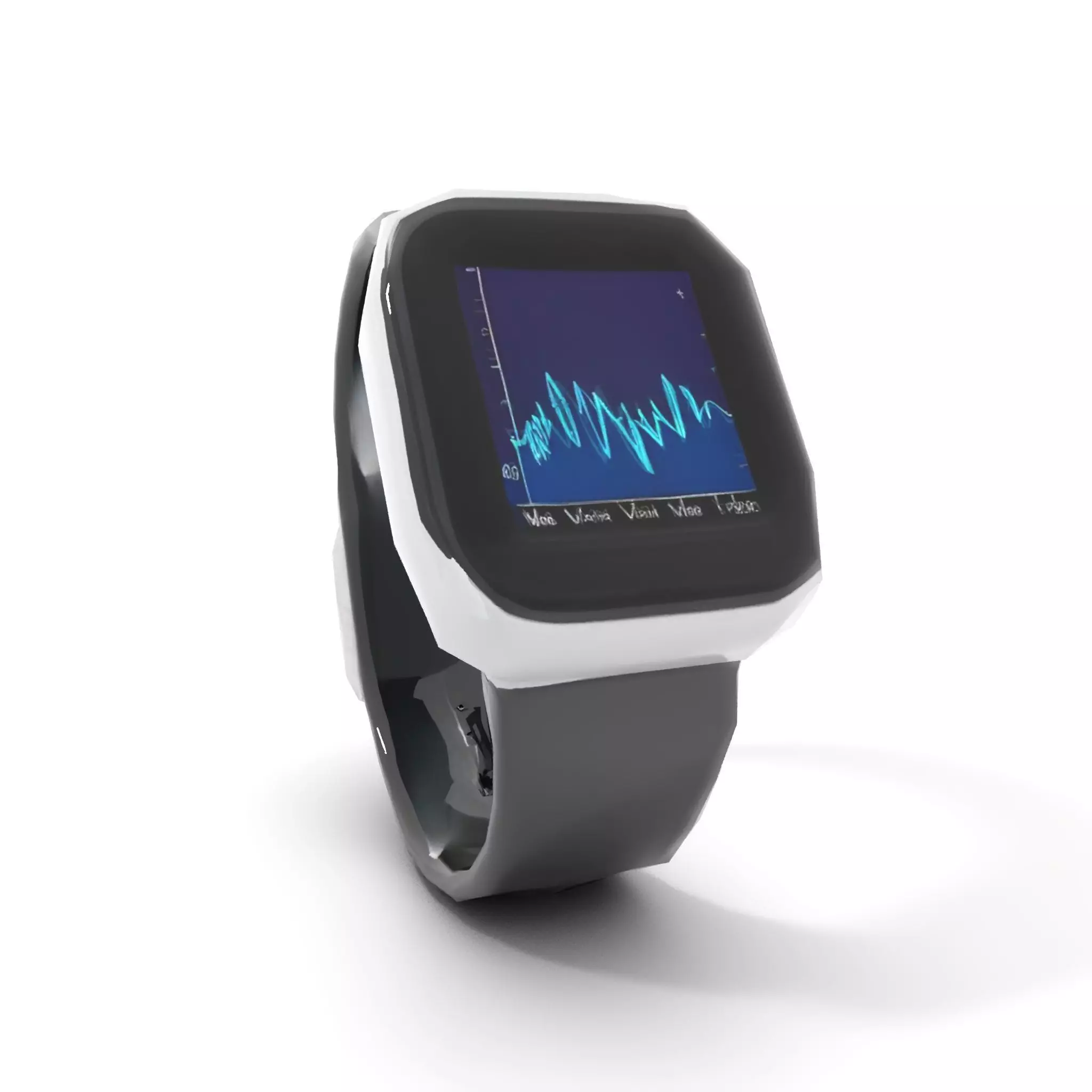 Smartwatch with Dynamic Display Model Pack Low-poly 3D model_9
