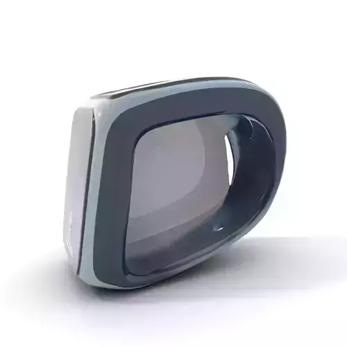 Futuristic Smart Bracelet Model Pack with Interactive Display Low-poly 3D model