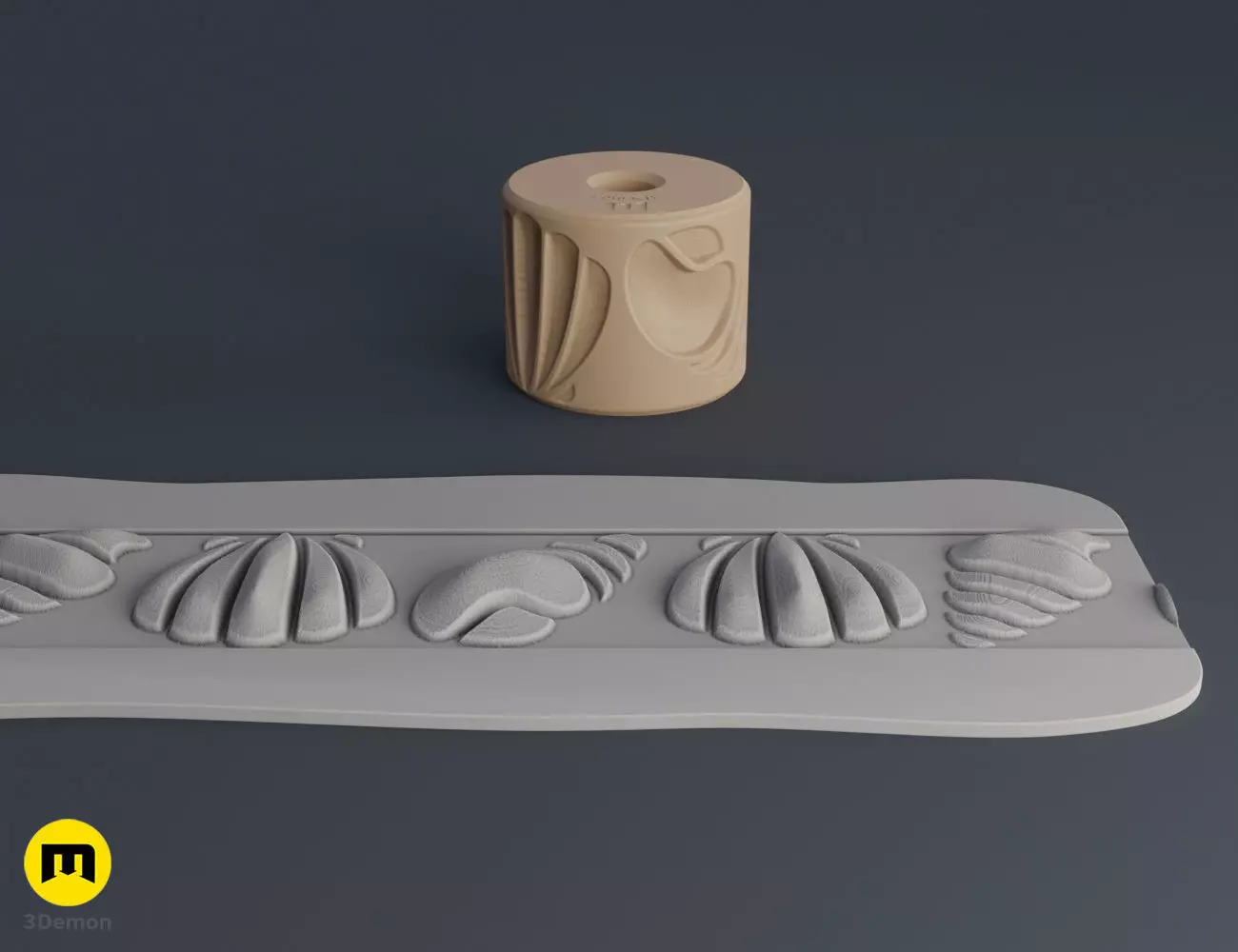 Texture Rollers Sand Patterns Free 3D print model_10