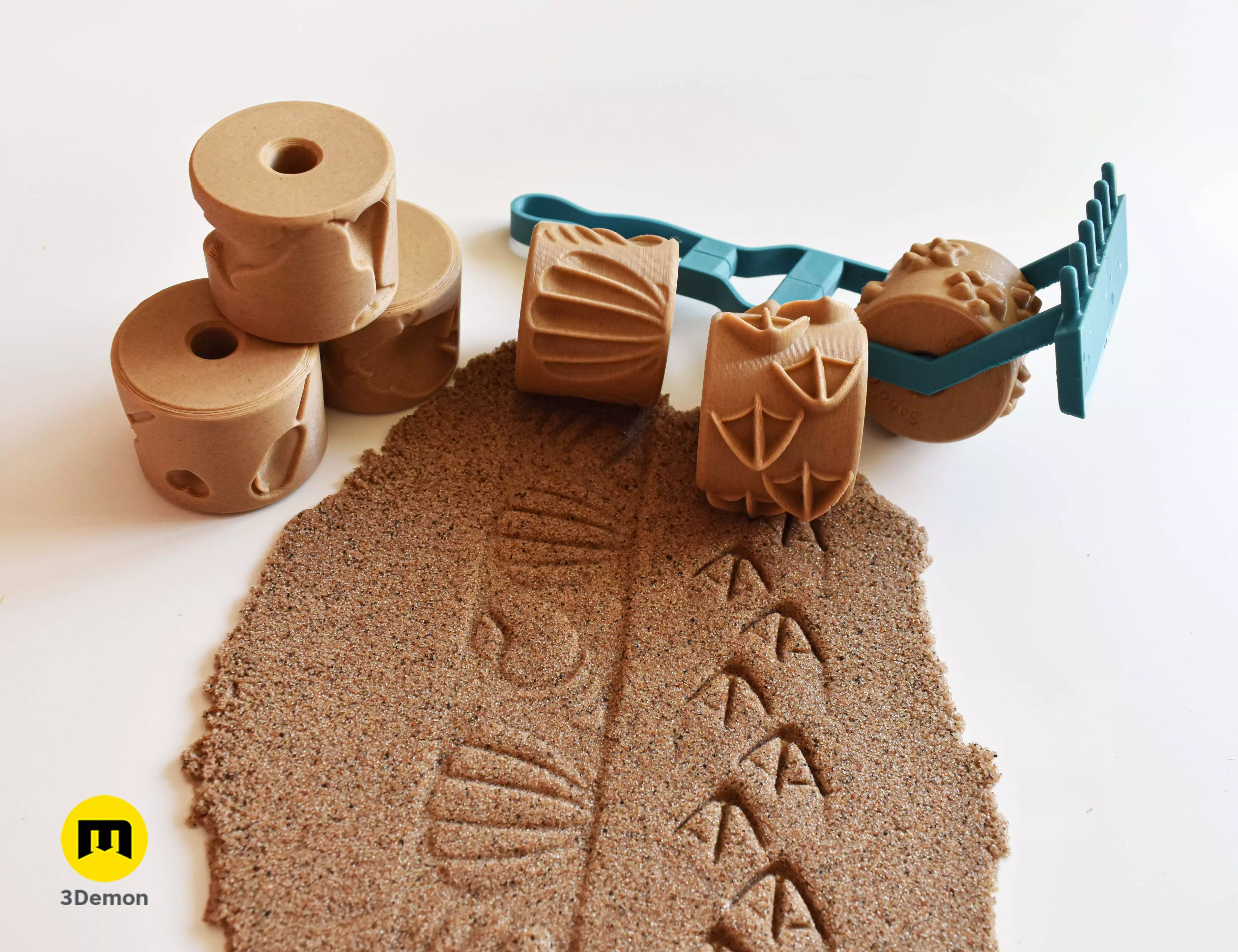 Texture Rollers Sand Patterns Free 3D print model_17