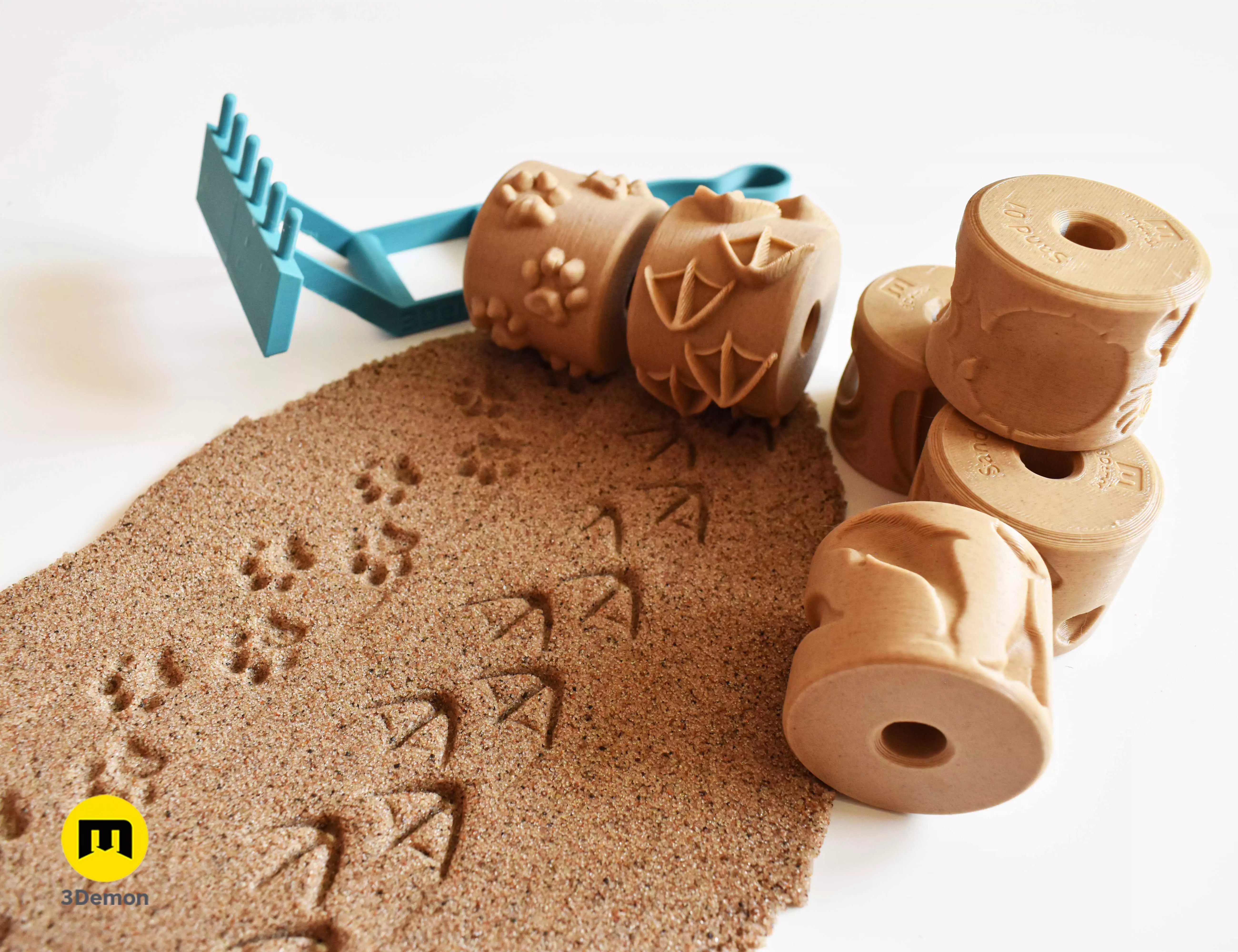 Texture Rollers Sand Patterns Free 3D print model_19