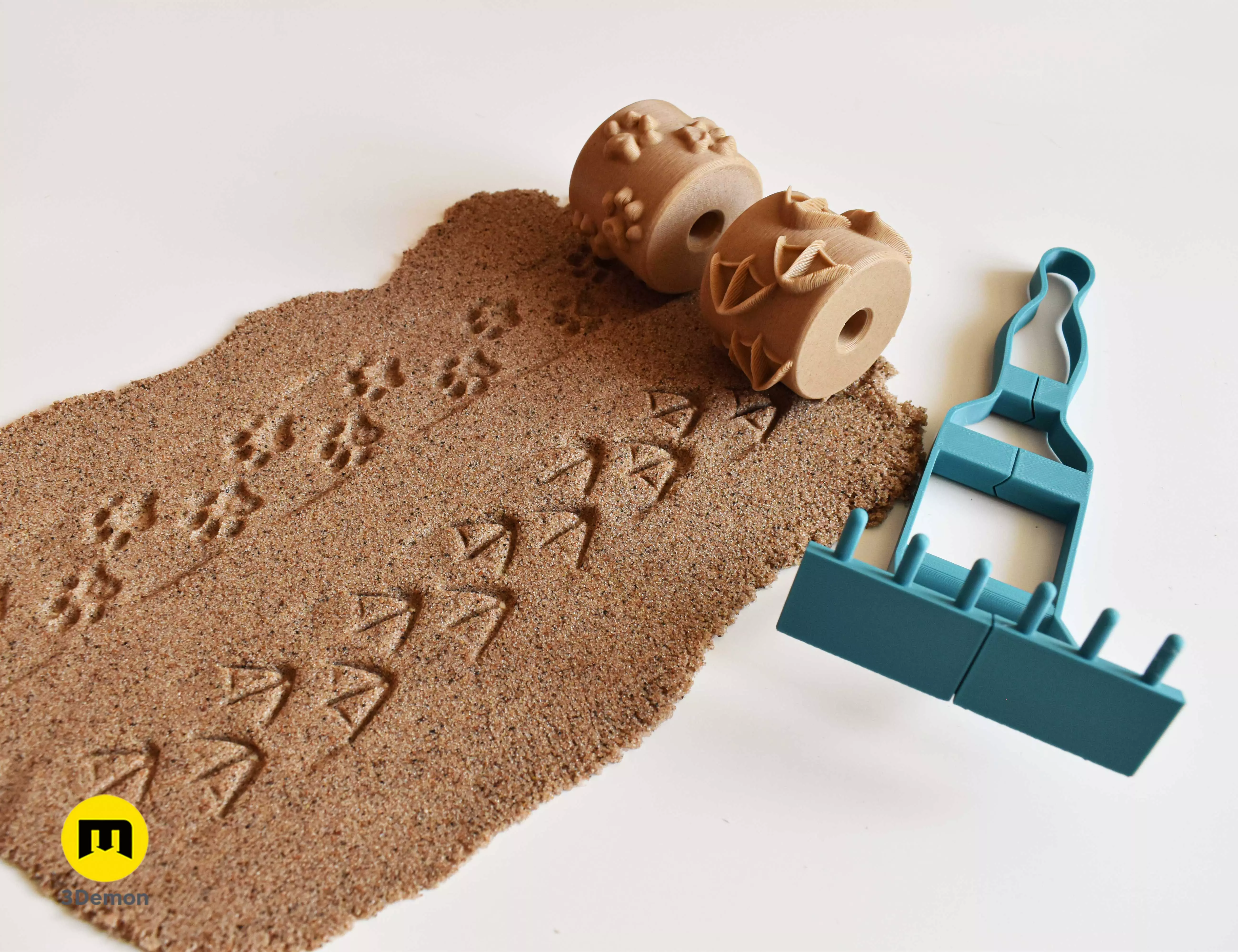 Texture Rollers Sand Patterns Free 3D print model_3