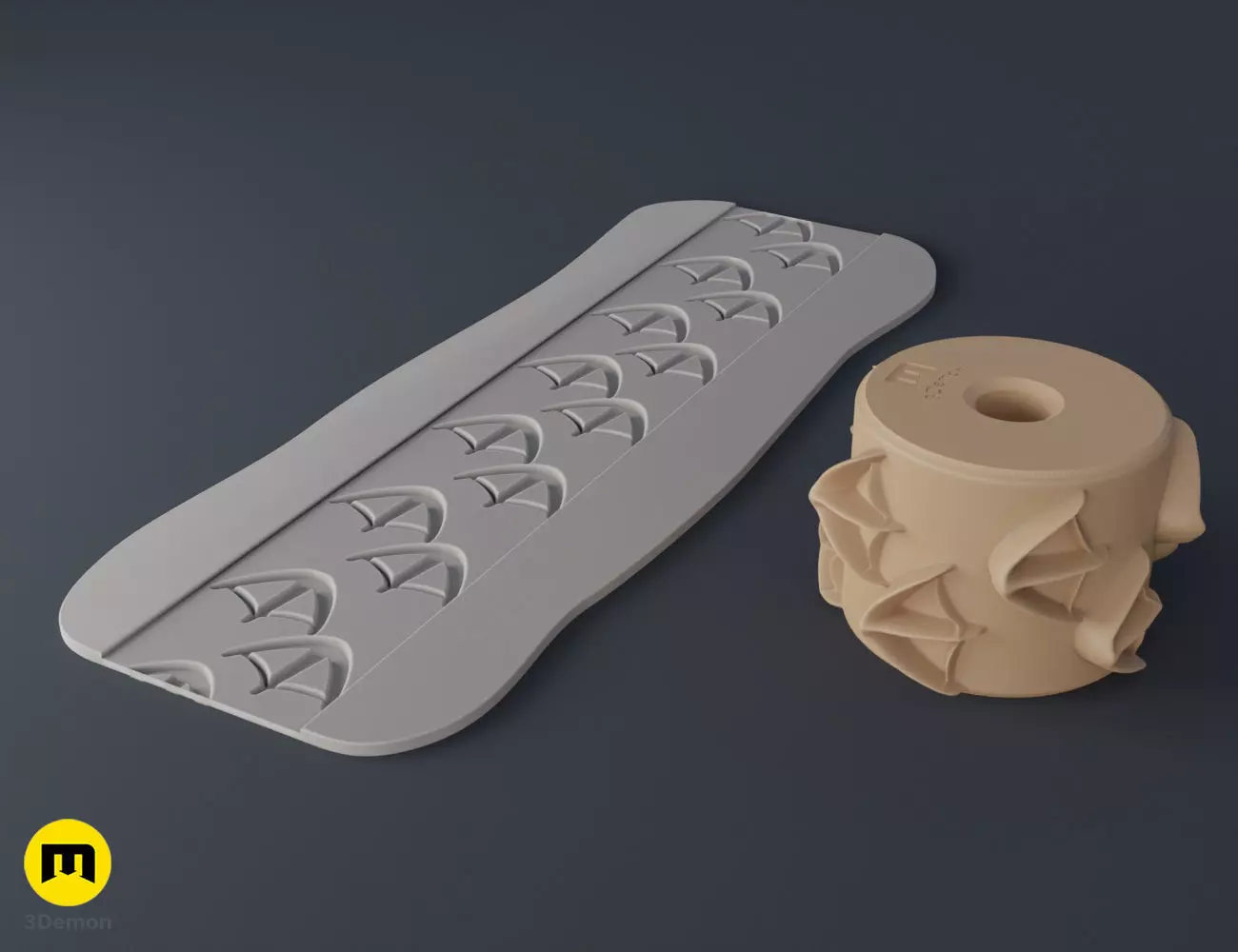 Texture Rollers Sand Patterns Free 3D print model_16