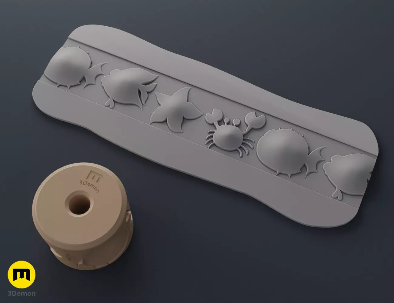 Texture Rollers Sand Patterns Free 3D print model_6