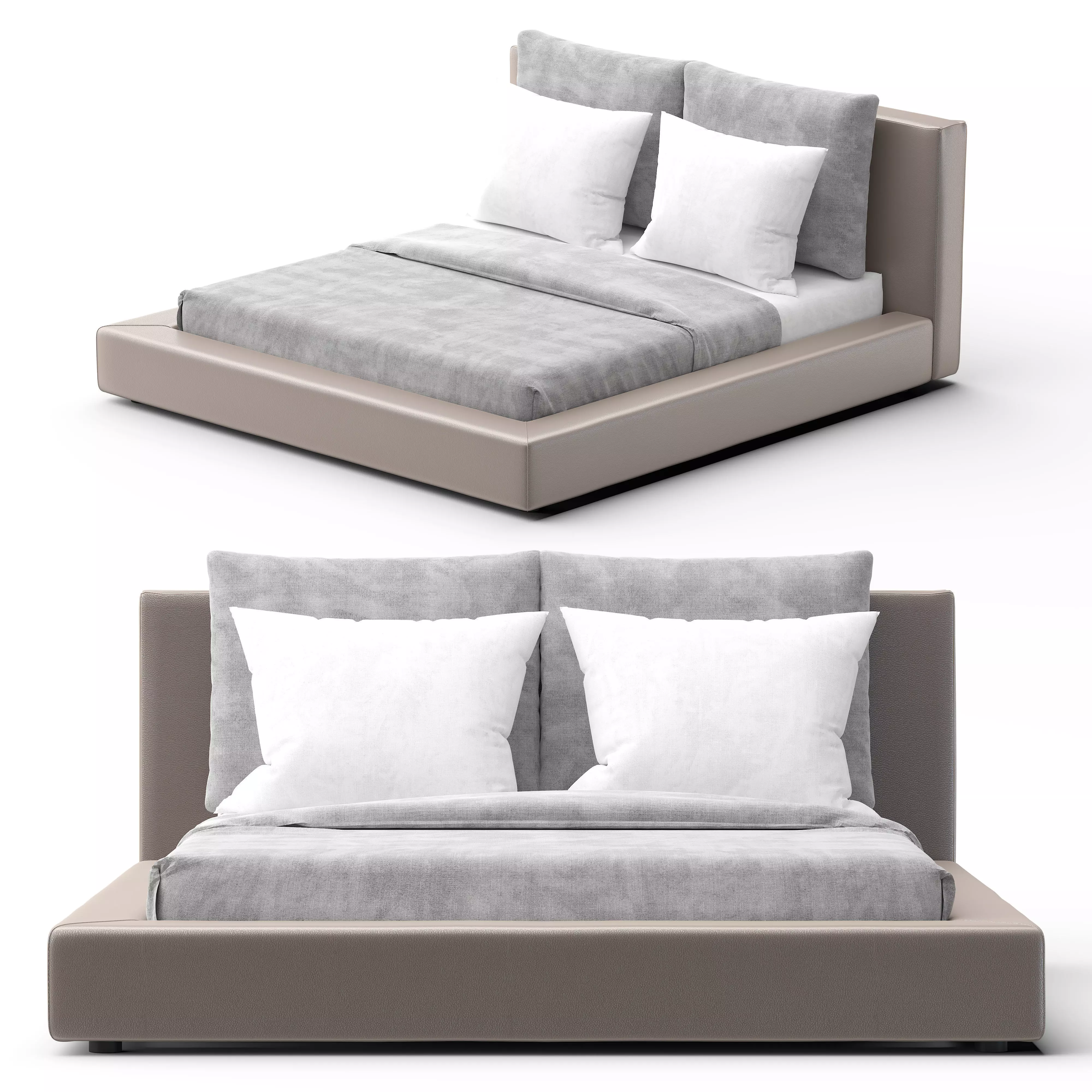 Shaw Bed 3D model