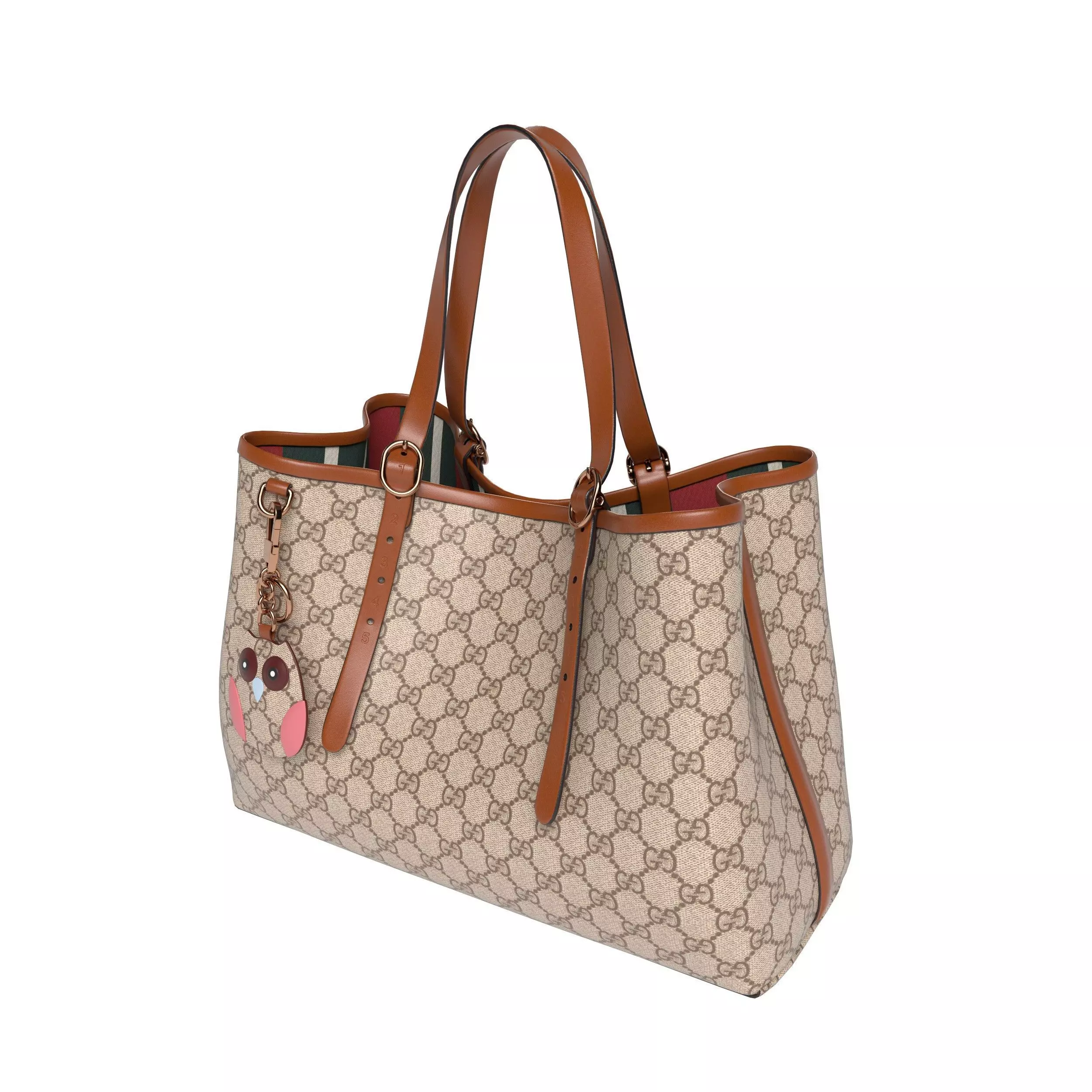 Gucci GG Emblem Medium Tote Bag Low-poly 3D model_4