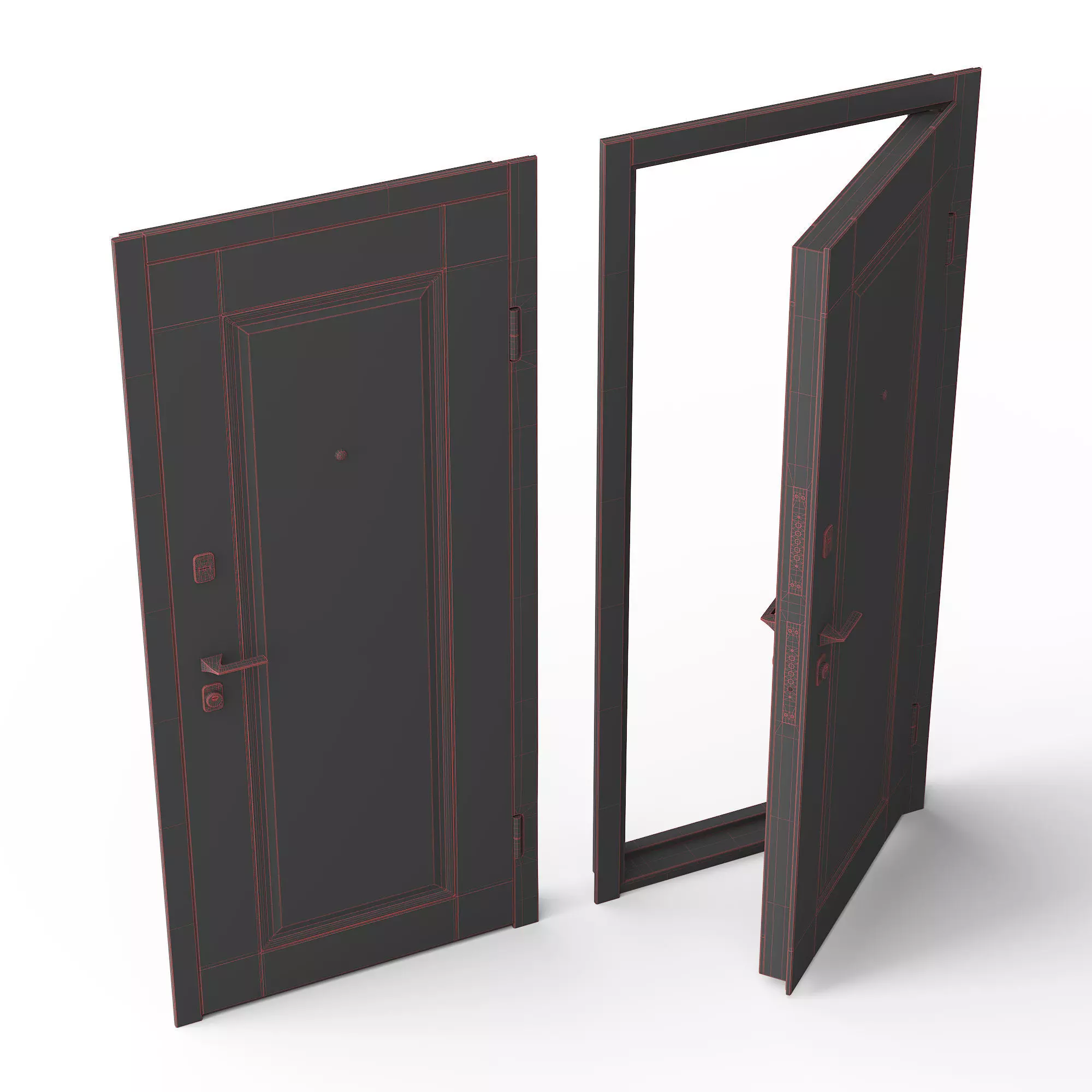 Pyanen Door 3D model_2