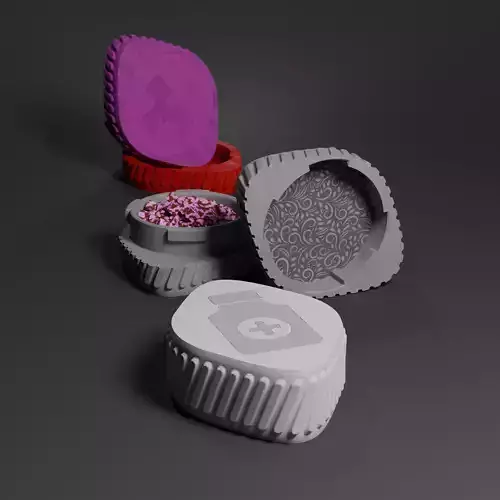 The box 3D print model