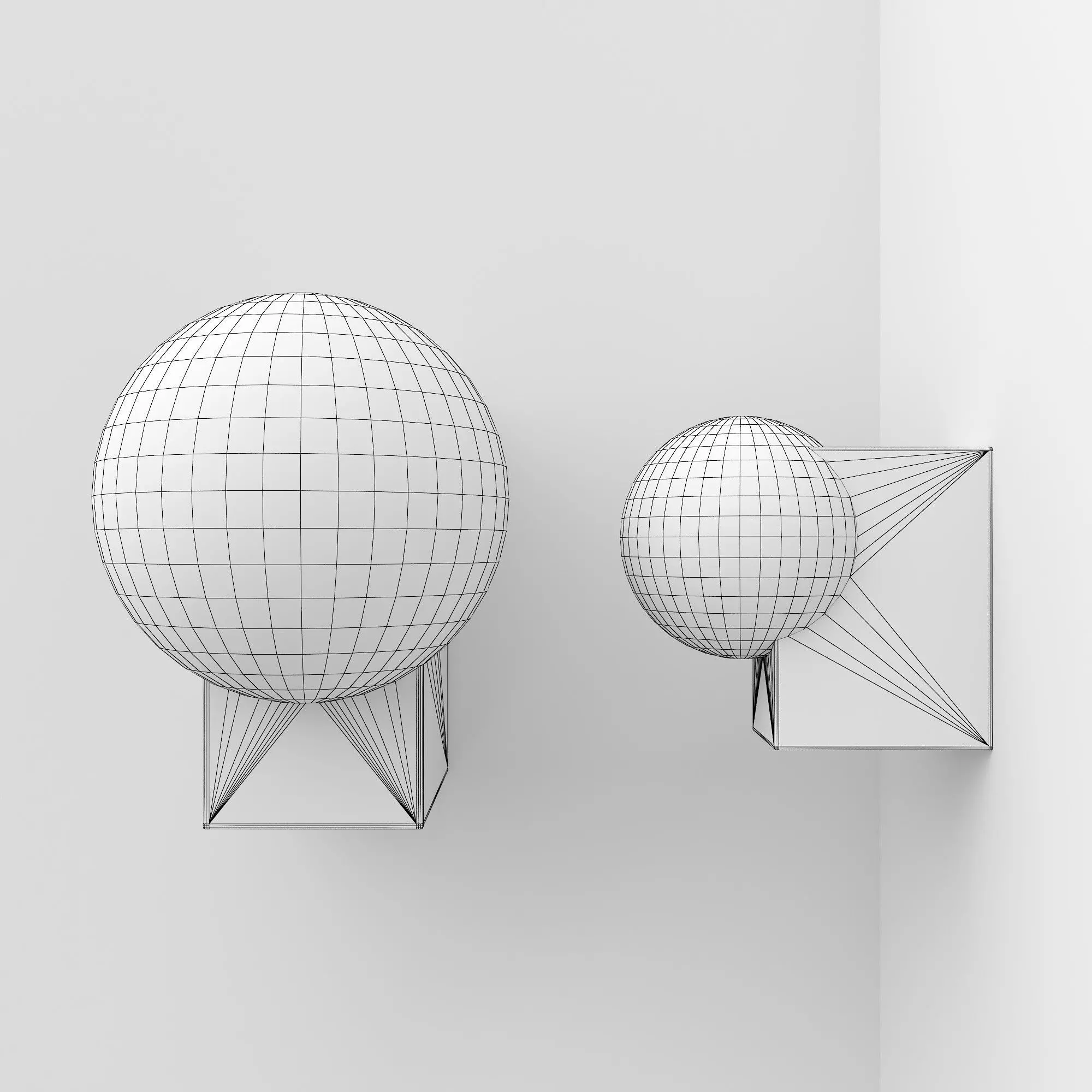 Preanor Wall Light 3D model_1