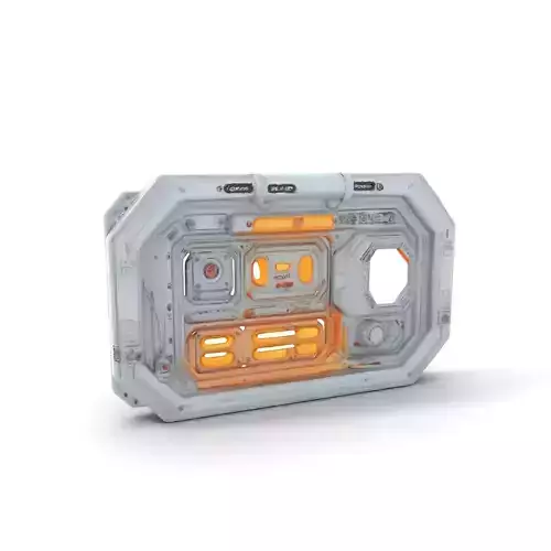 SciFi Control Panel model pack with glowing elements