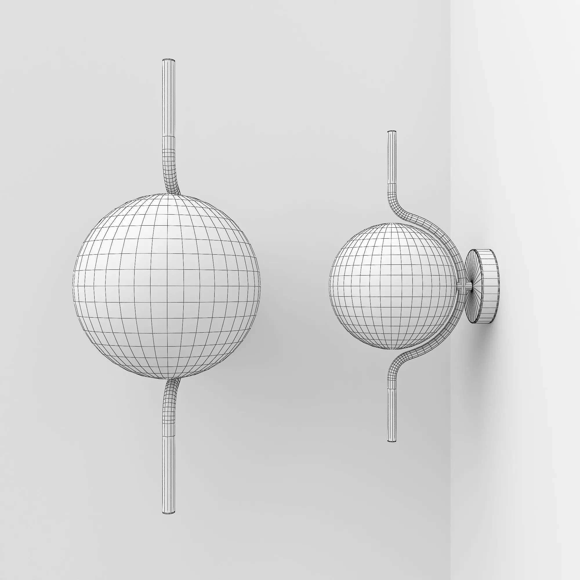 Nosseto Wall Light 3D model_1