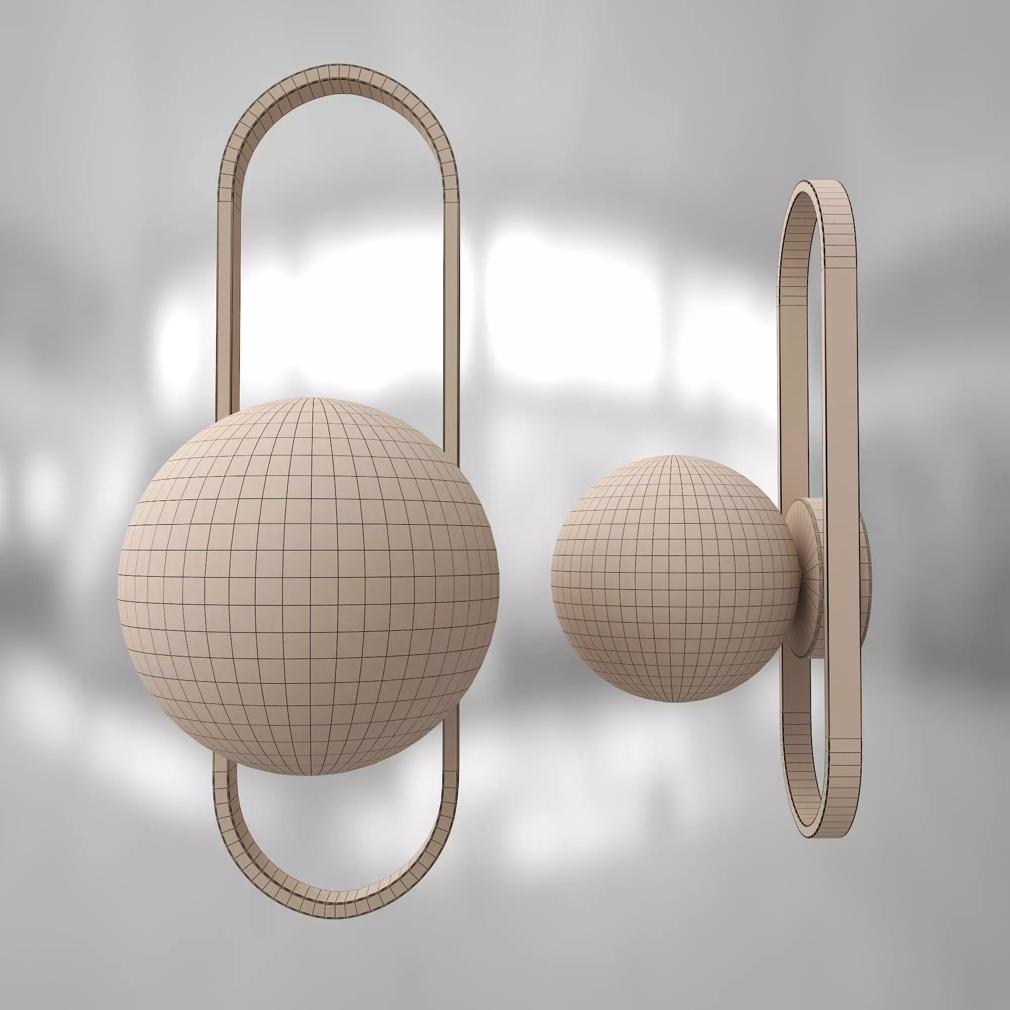 Nareilian Wall Light 3D model_1