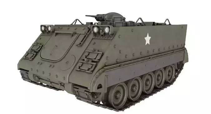 M132 Zippo Armored Flamethrower 3D model