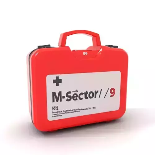 First Aid MSector Kit model pack Low-poly 3D model