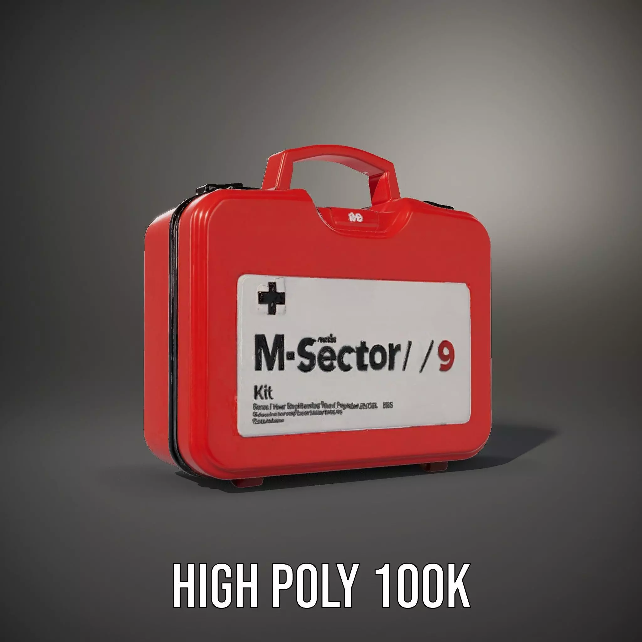 First Aid MSector Kit model pack Low-poly 3D model_15