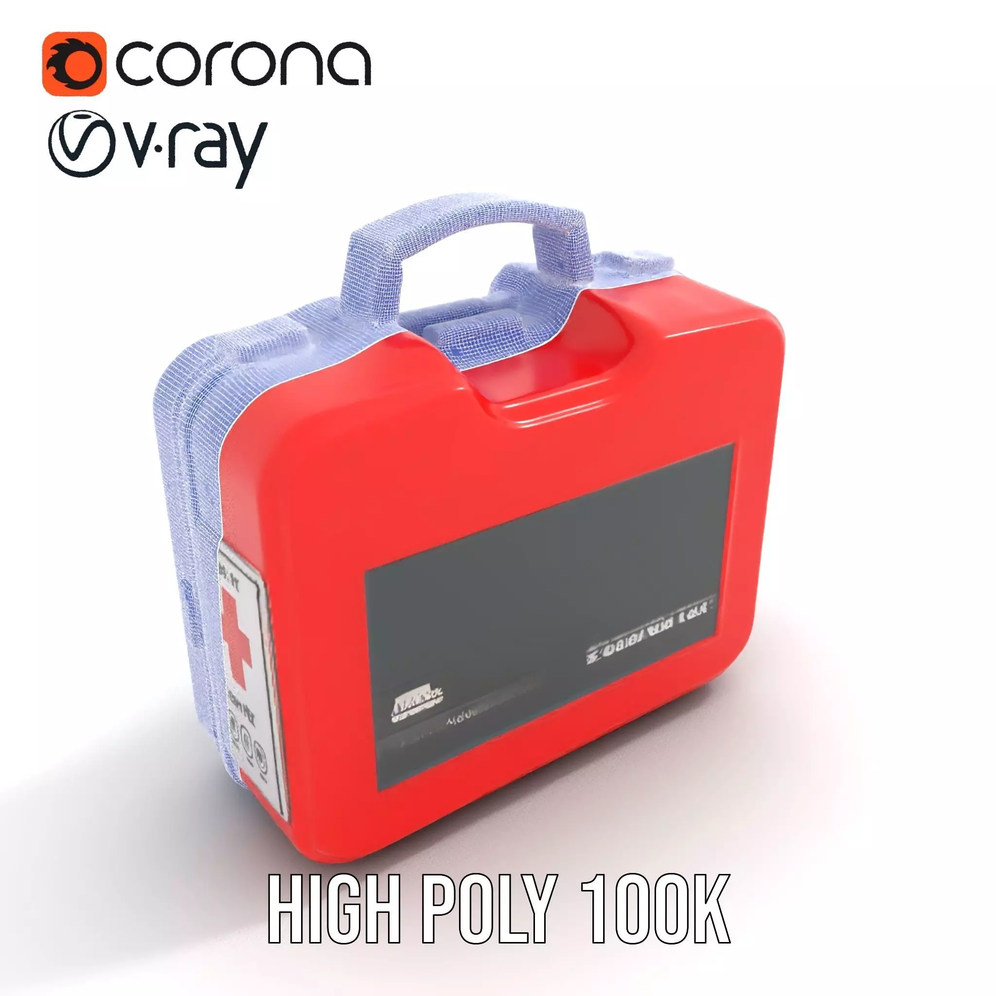 First Aid MSector Kit model pack Low-poly 3D model_30