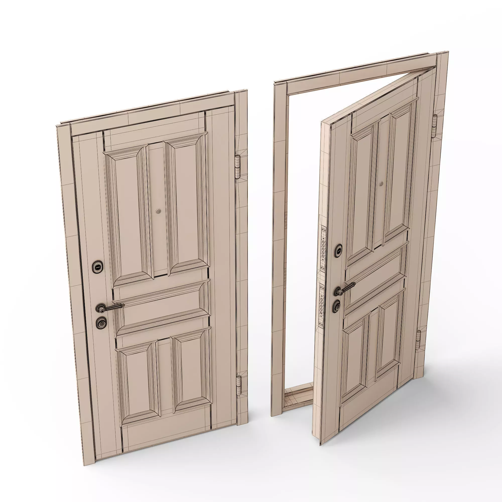 Meva Door 3D model_2