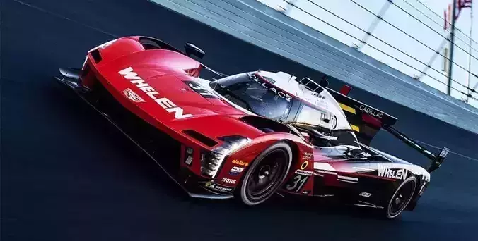 Cadillac v series R RIGGED 3D model