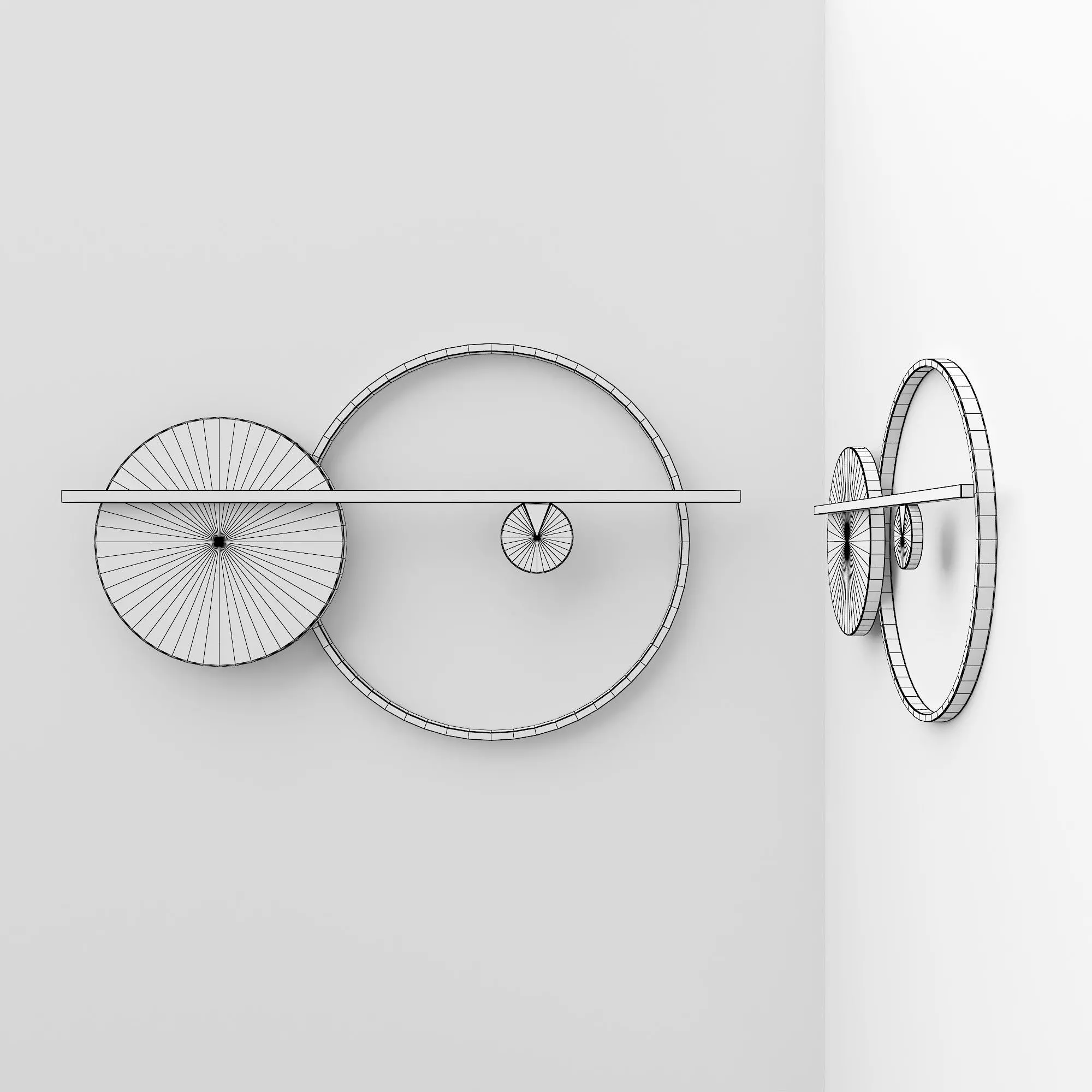 Loopeno Wall Light 3D model_1