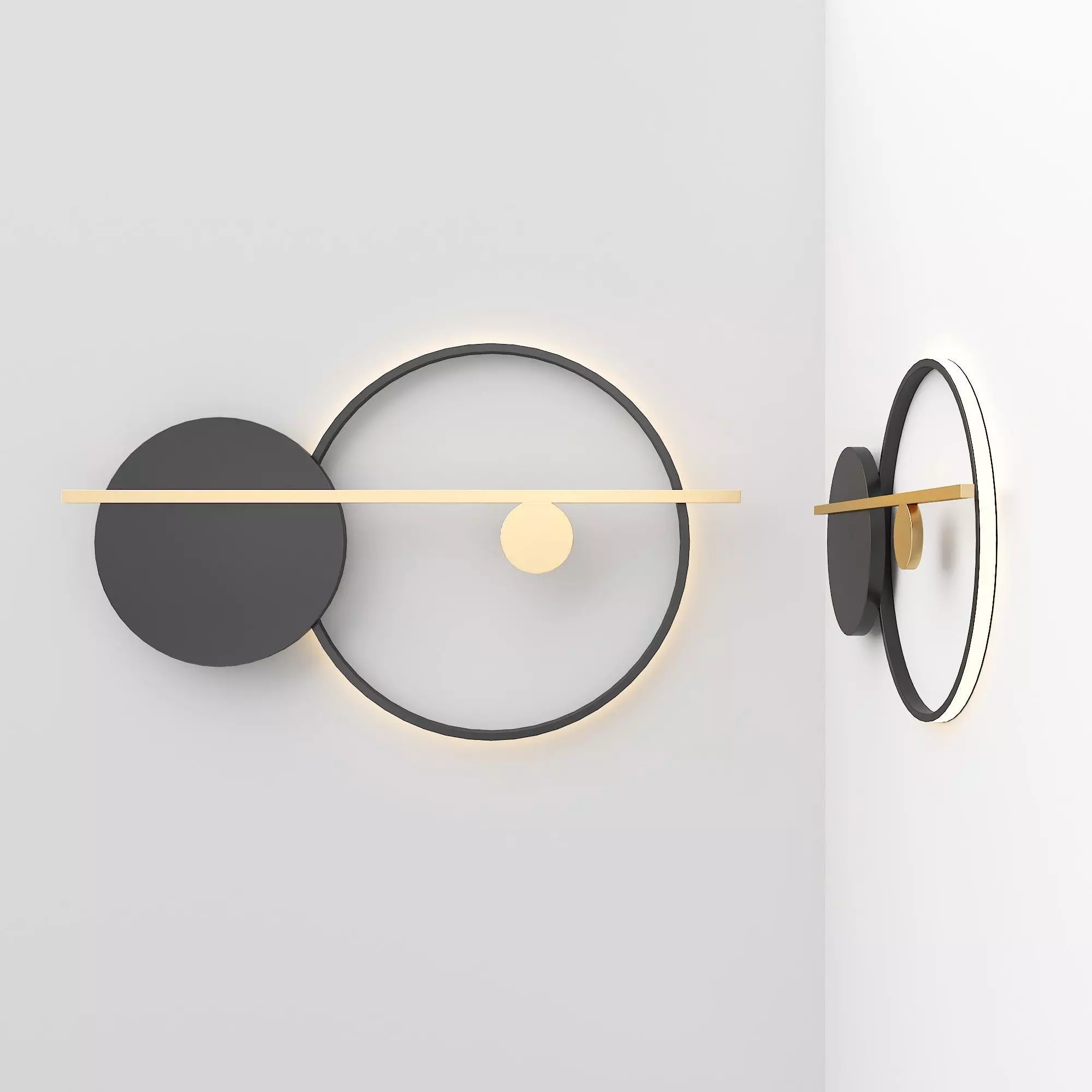 Loopeno Wall Light 3D model_0