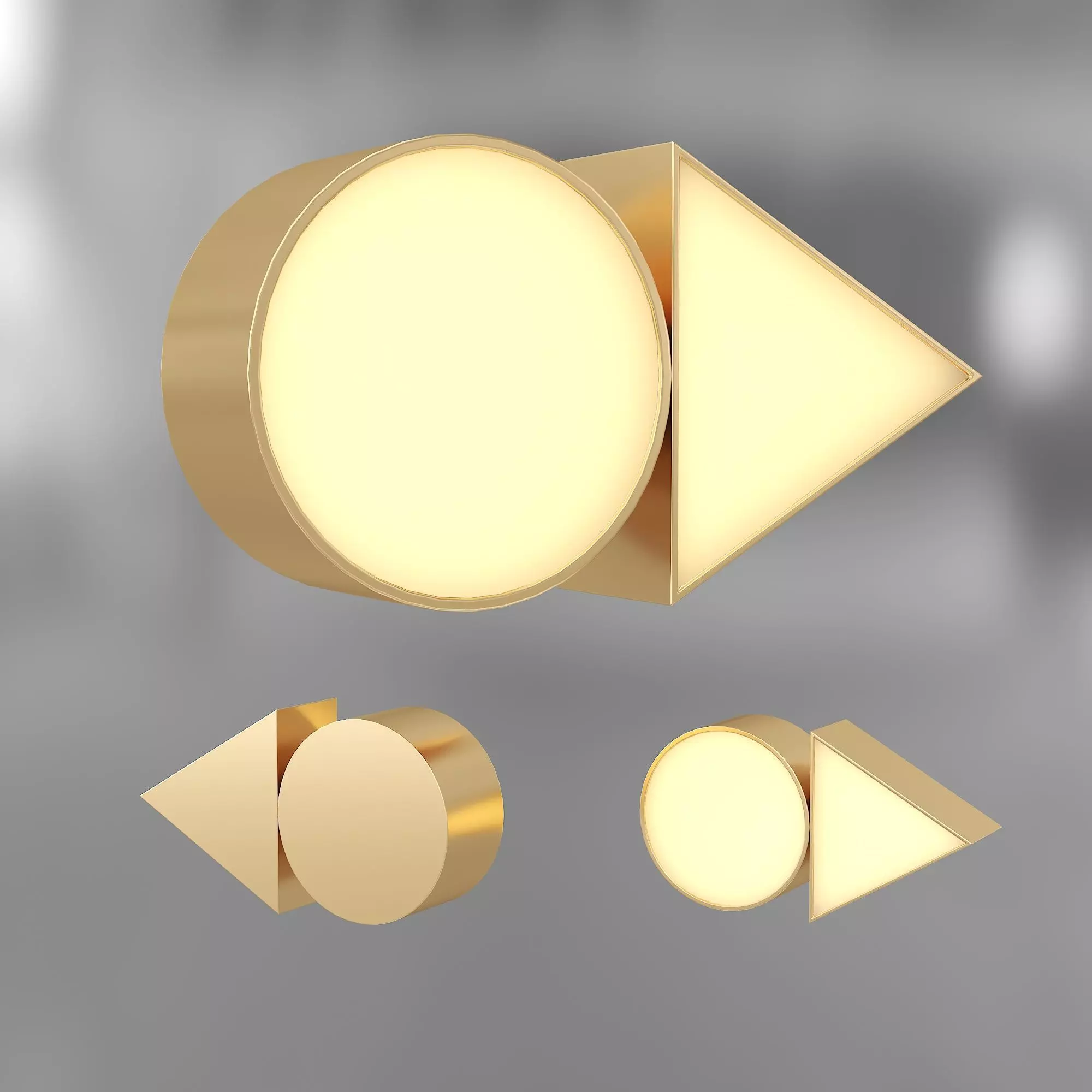 Laneanor Wall Light 3D model_0