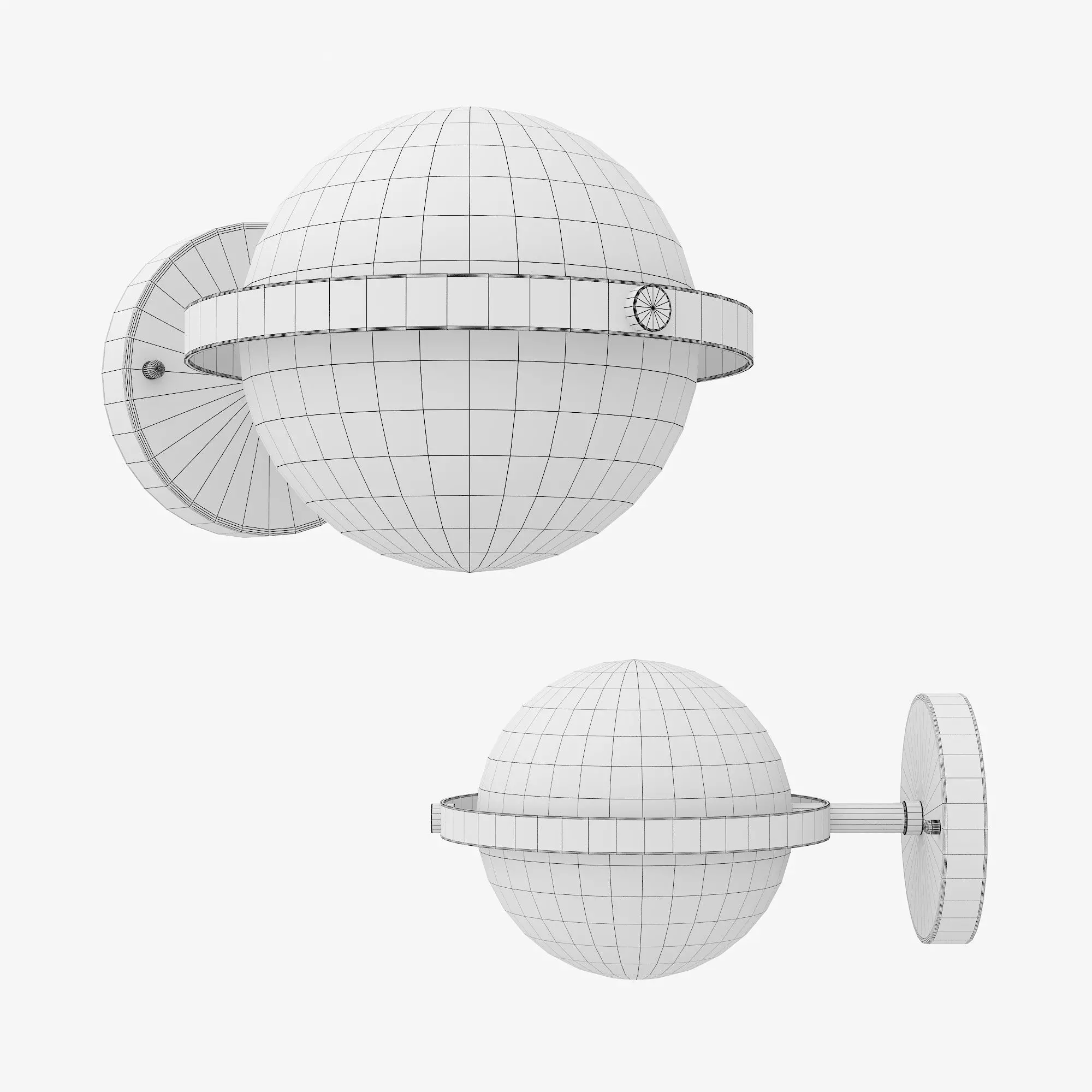 Krectoria Wall Light 3D model_1