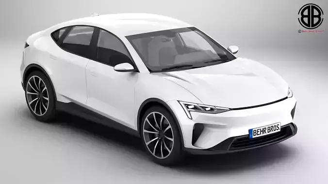 Generic Modern Upper Class SUV Coupe 3D model
