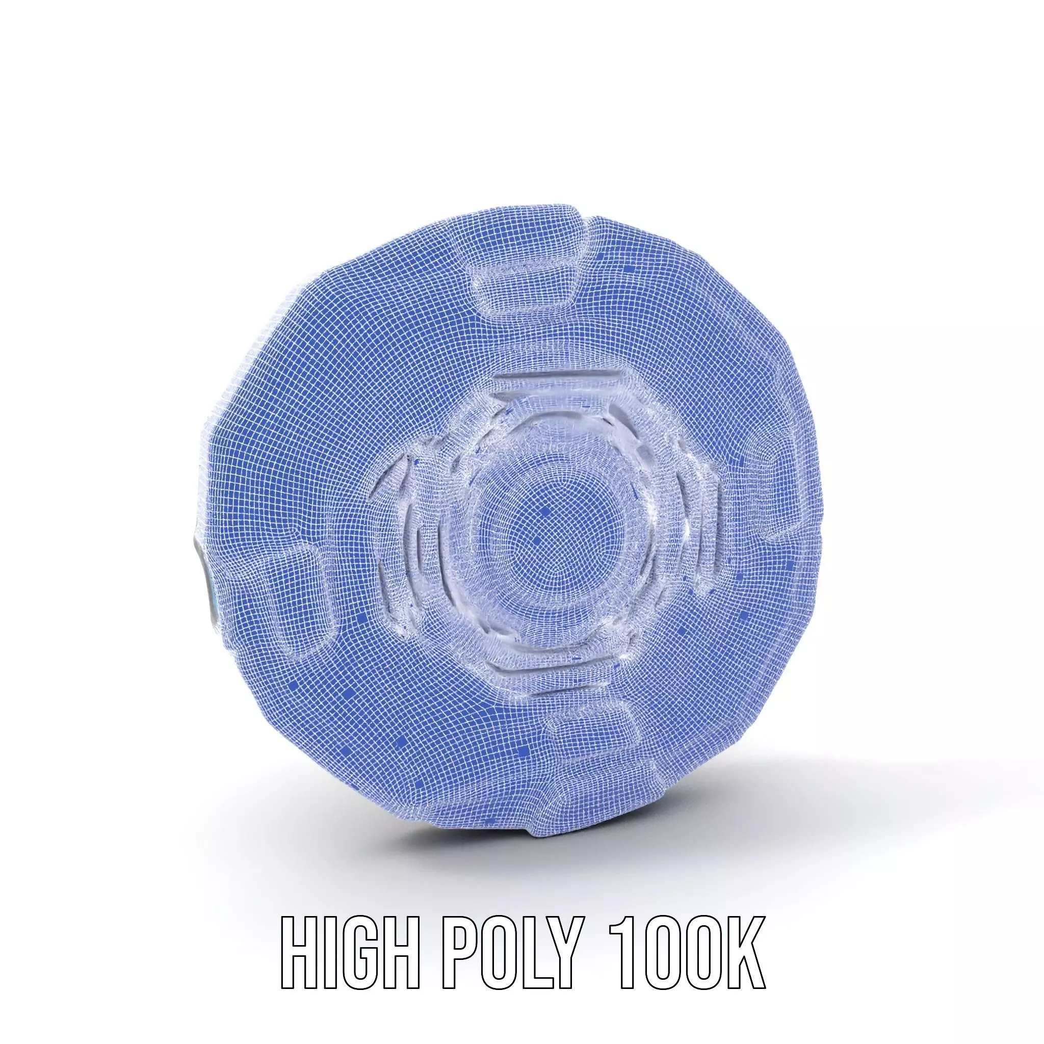 Futuristic Shield Model Pack Low-poly 3D model_4