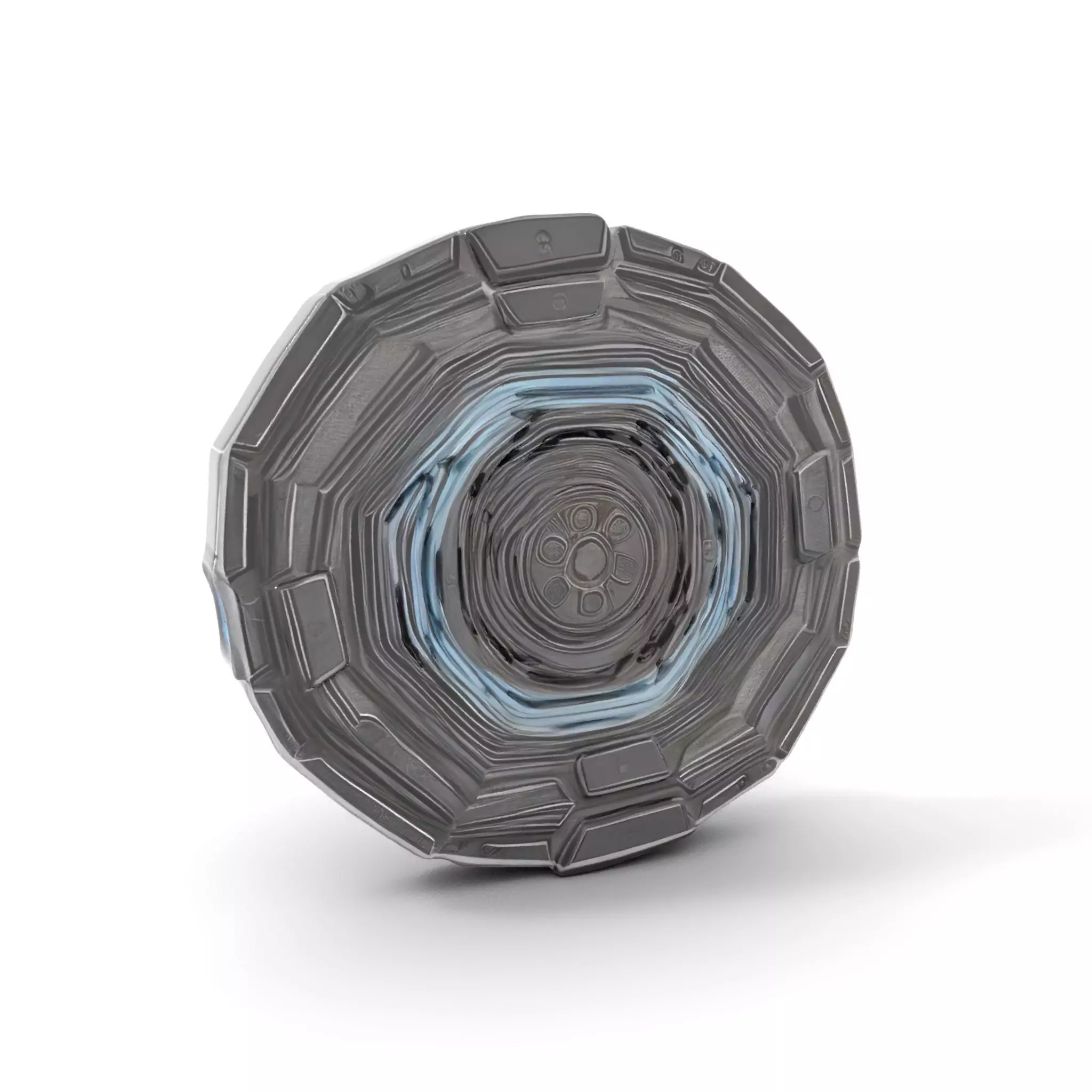 Futuristic Shield Model Pack Low-poly 3D model_0