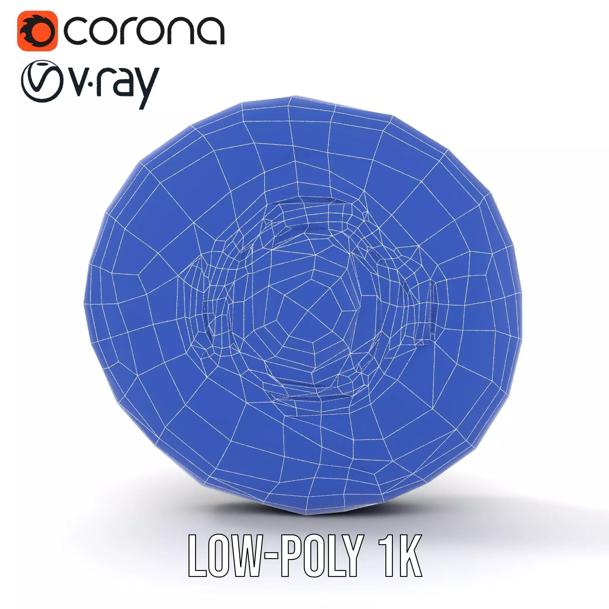 Futuristic Shield Model Pack Low-poly 3D model_30