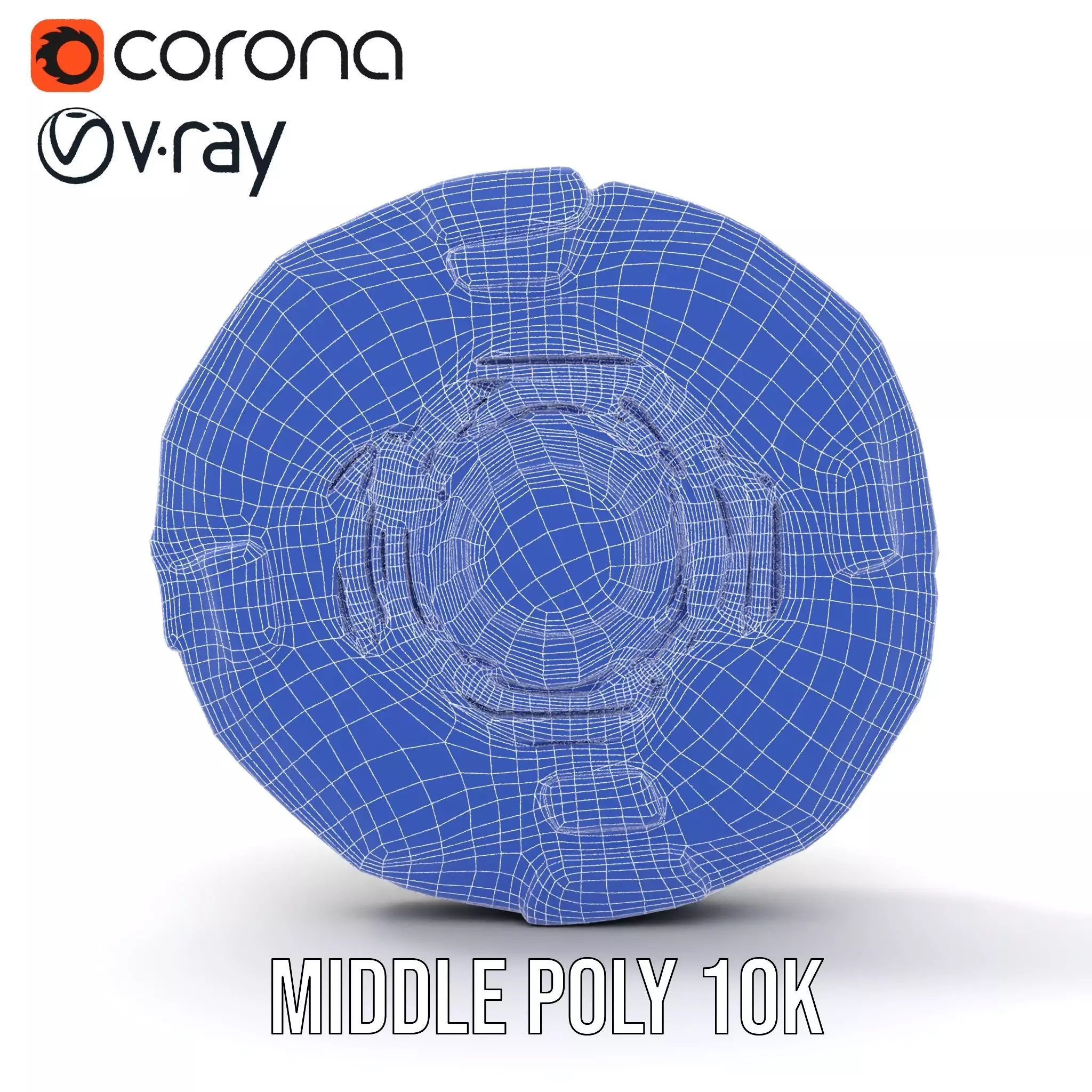 Futuristic Shield Model Pack Low-poly 3D model_29