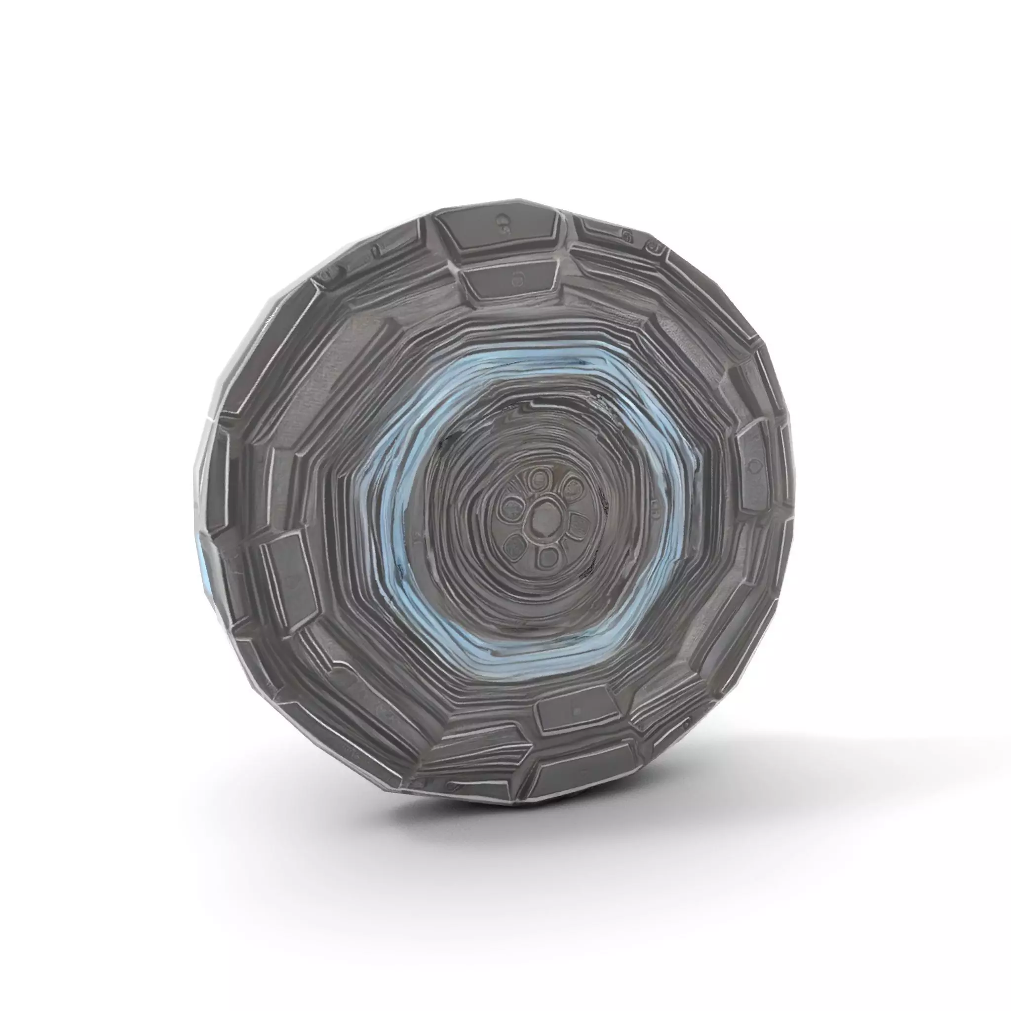 Futuristic Shield Model Pack Low-poly 3D model_7