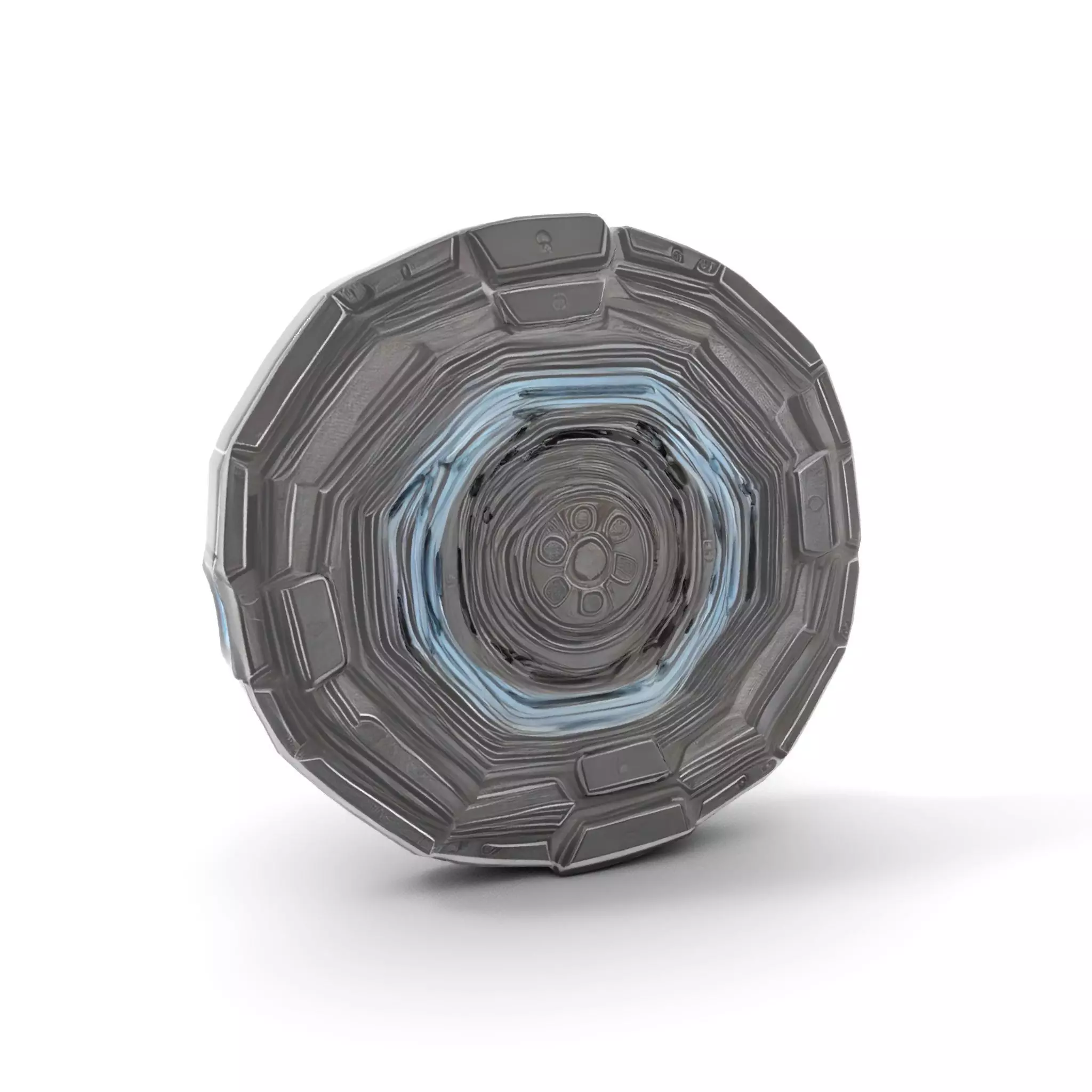 Futuristic Shield Model Pack Low-poly 3D model_6