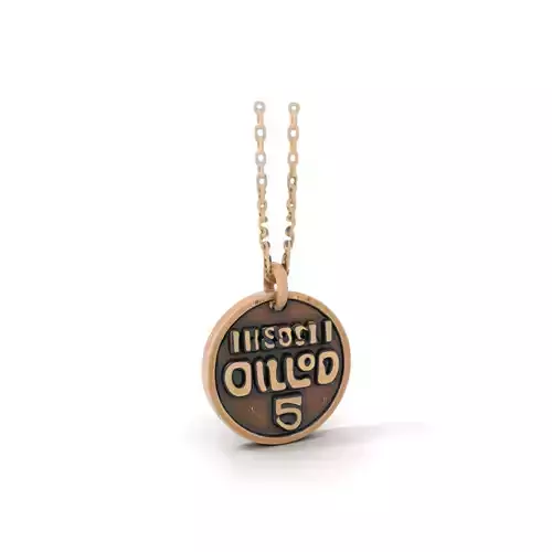 Mission Orion  Bronze Pendant Necklace Model Pack Low-poly 3D model